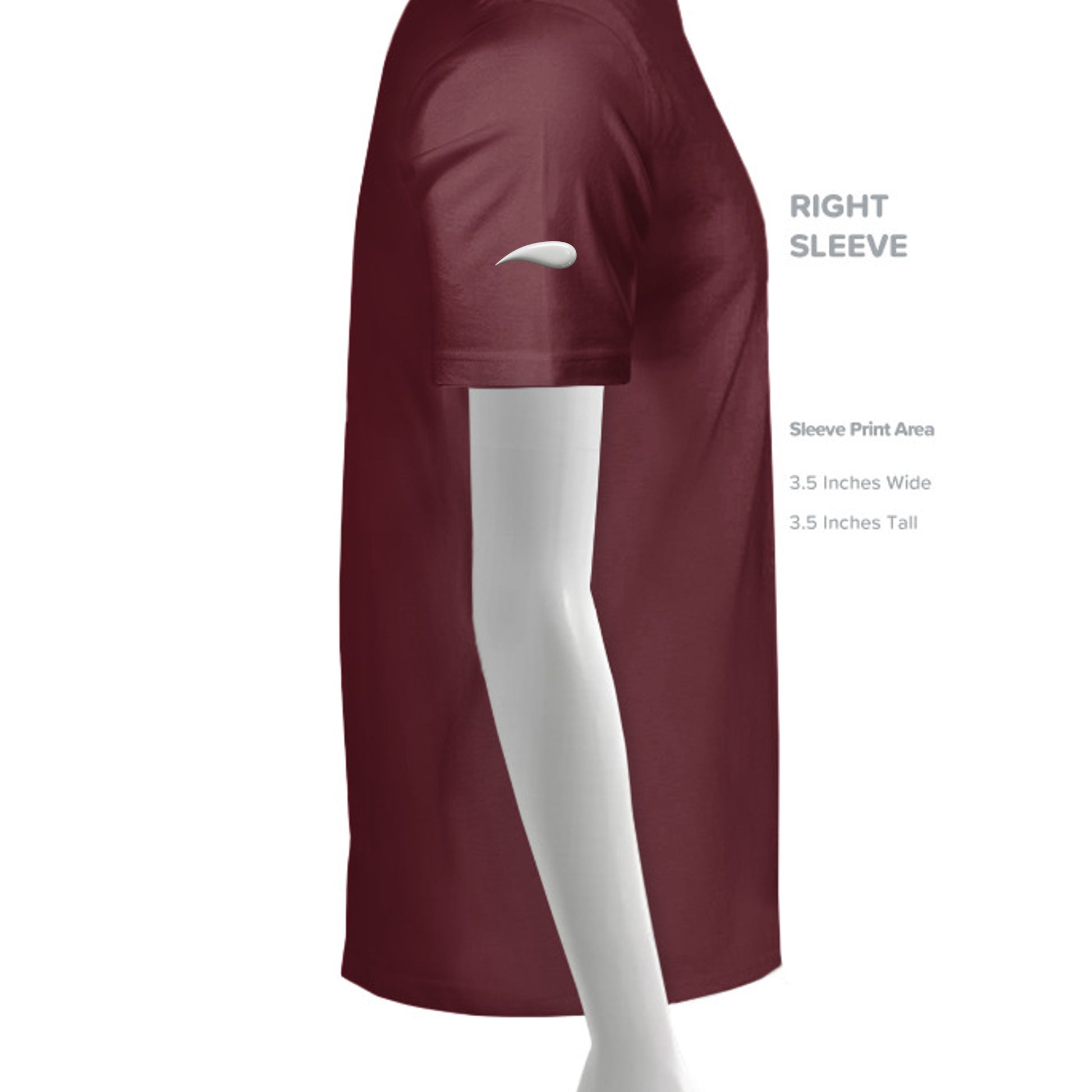 Athletic Maroon - PC61T - SLEEVE_RIGHT