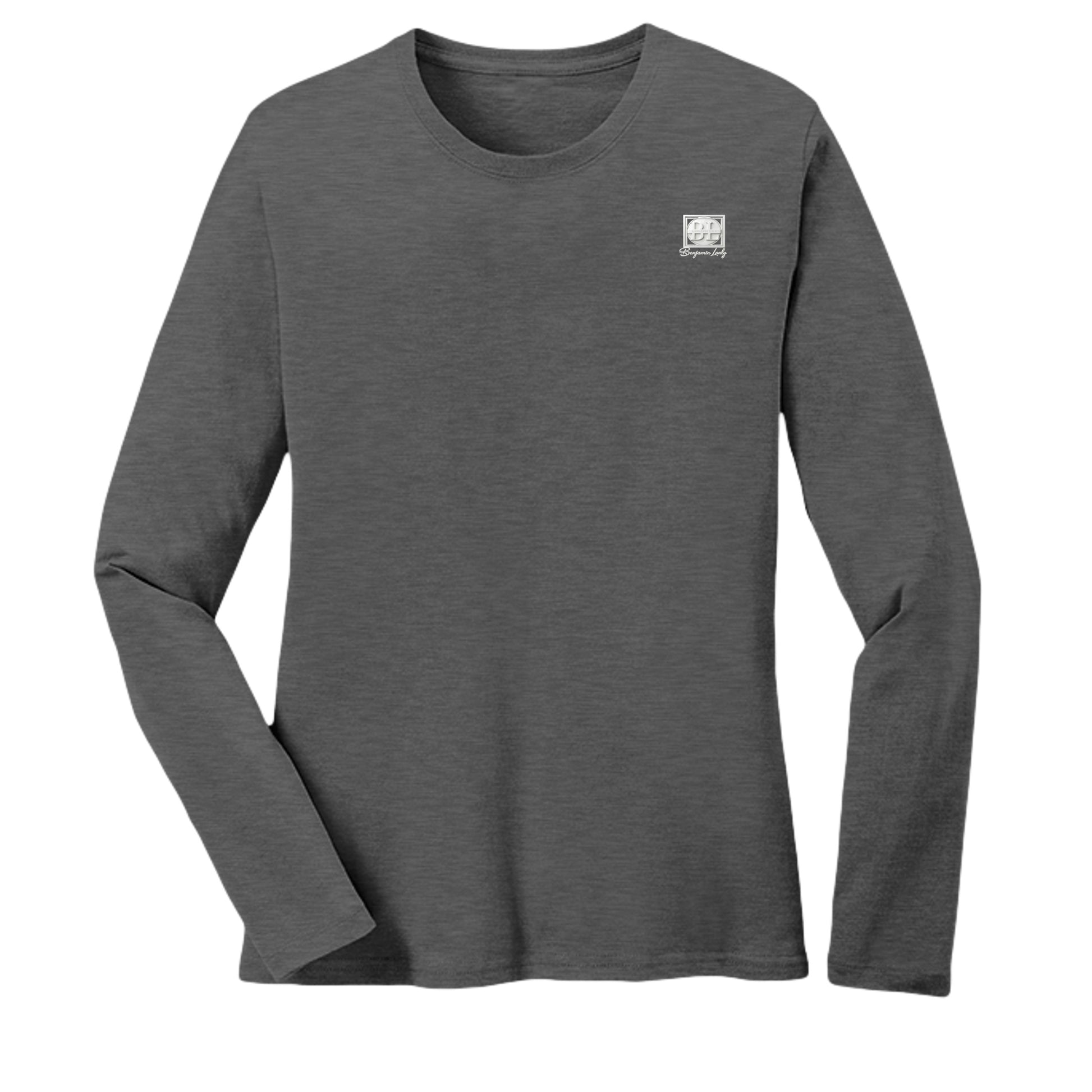Dark Heather Grey - LPC54LS - FRONT