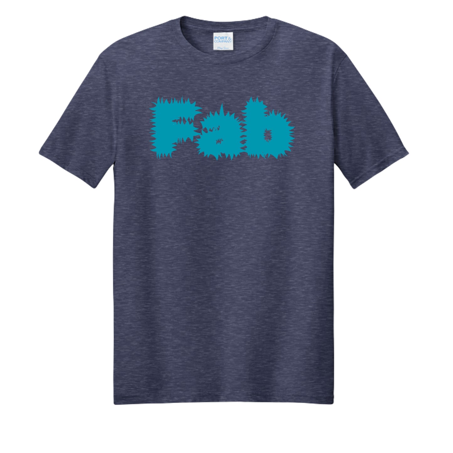 Team Navy Heather - PC455 - FRONT