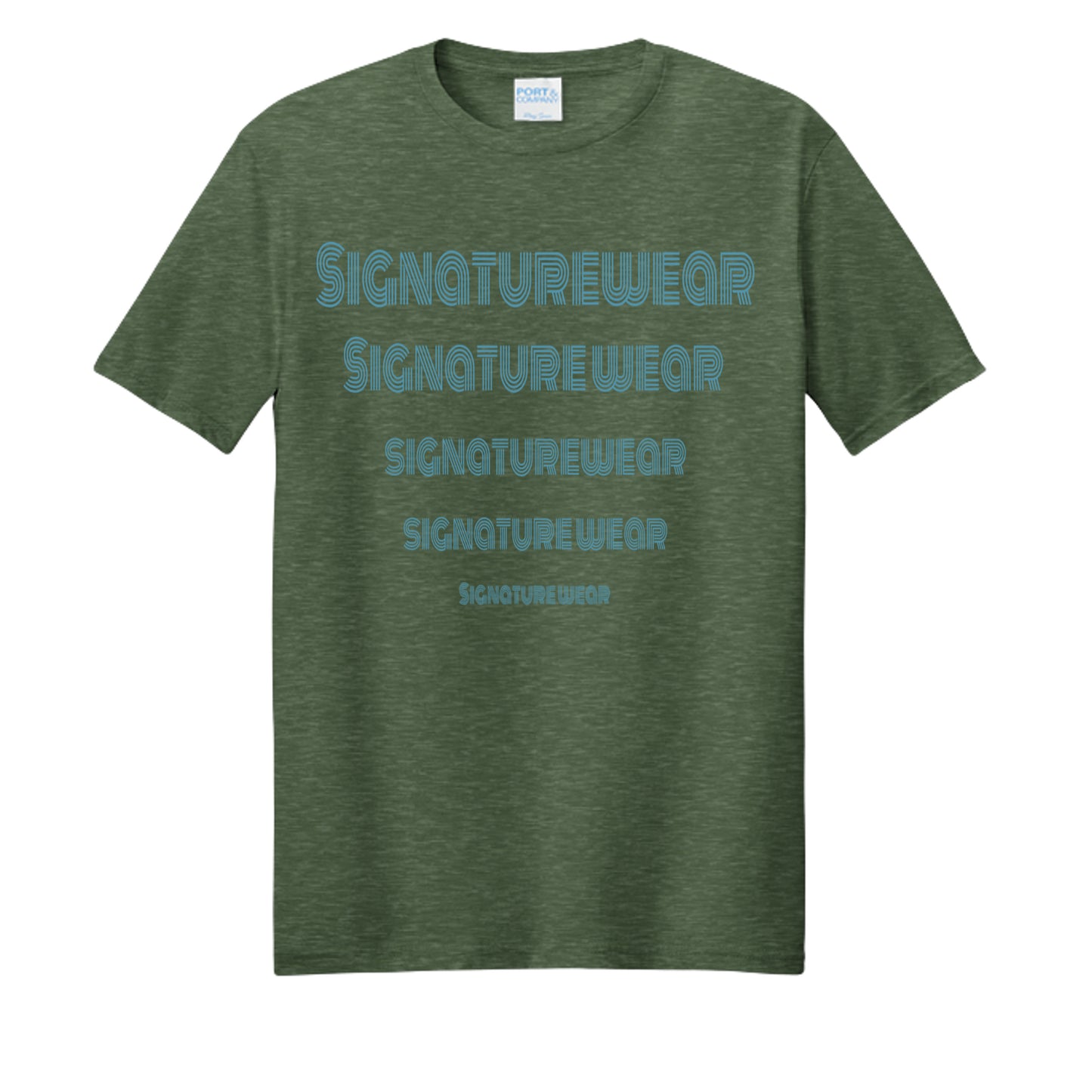 Forest Green Heather - PC455 - FRONT
