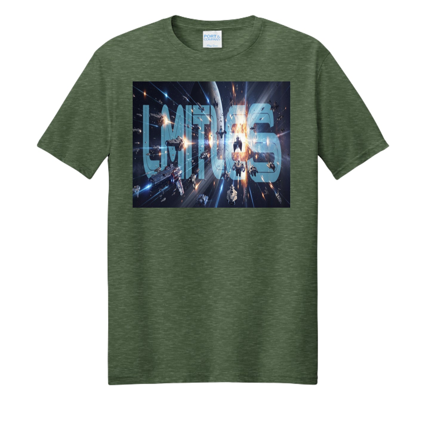 Forest Green Heather - PC455 - FRONT