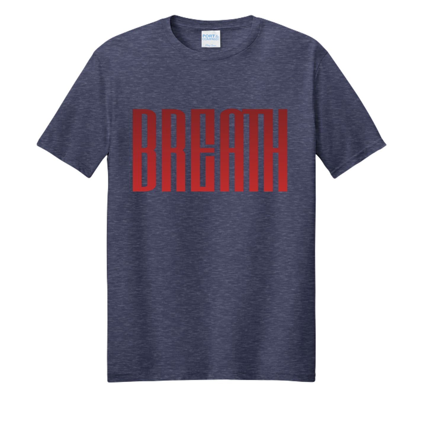 Team Navy Heather - PC455 - FRONT