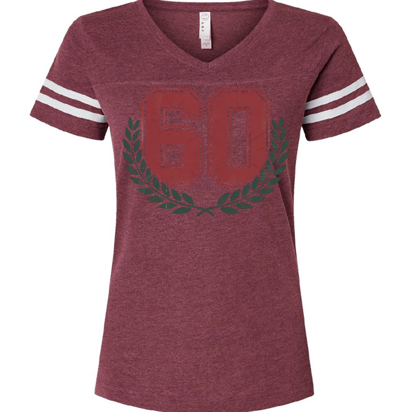 VN BRGNDY/ BL WH - 3537 - FRONT