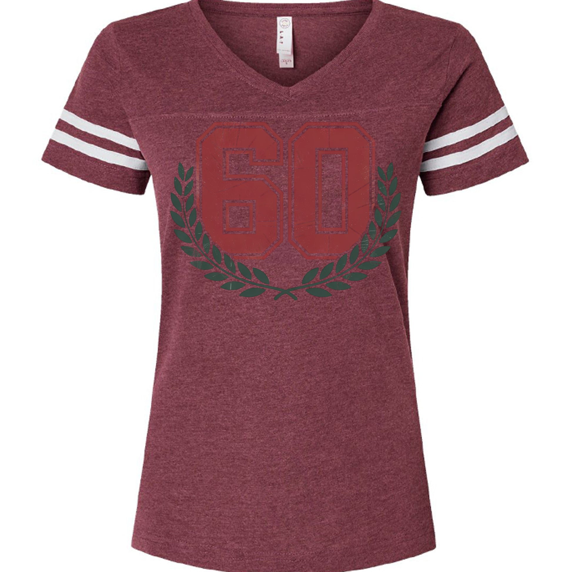 VN BRGNDY/ BL WH - 3537 - FRONT