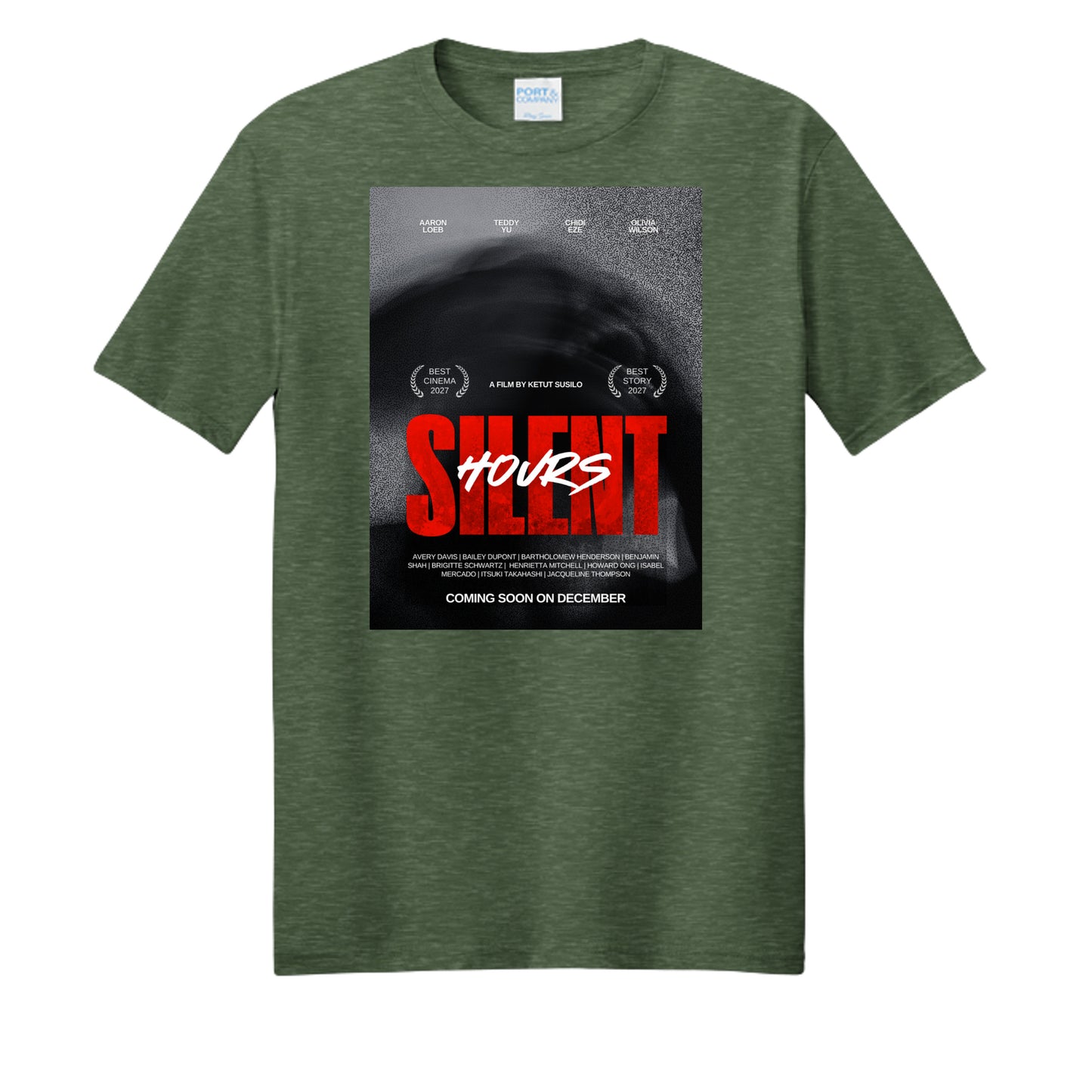 Forest Green Heather - PC455 - FRONT