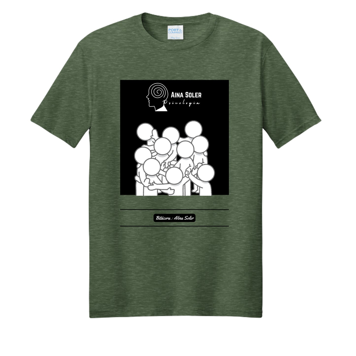 Forest Green Heather - PC455 - FRONT