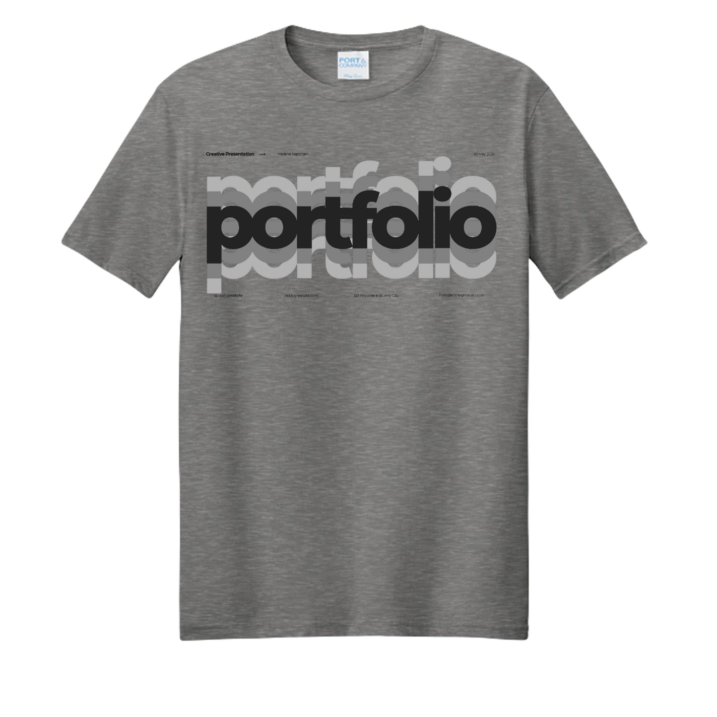 Graphite Heather - PC455 - FRONT