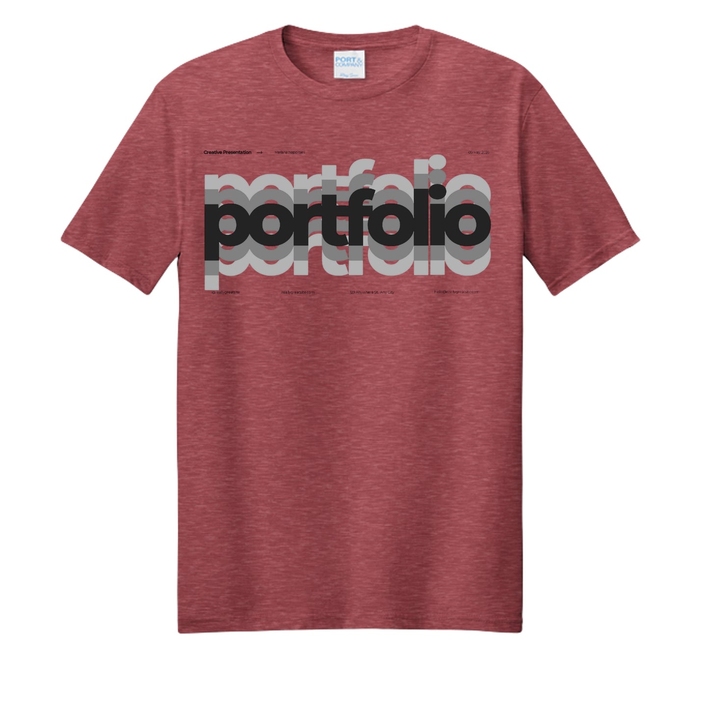 Team Cardinal Heather - PC455 - FRONT