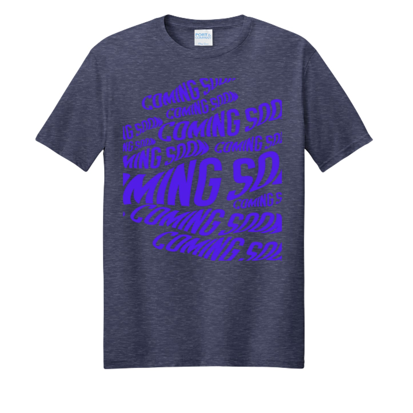 Team Navy Heather - PC455 - FRONT