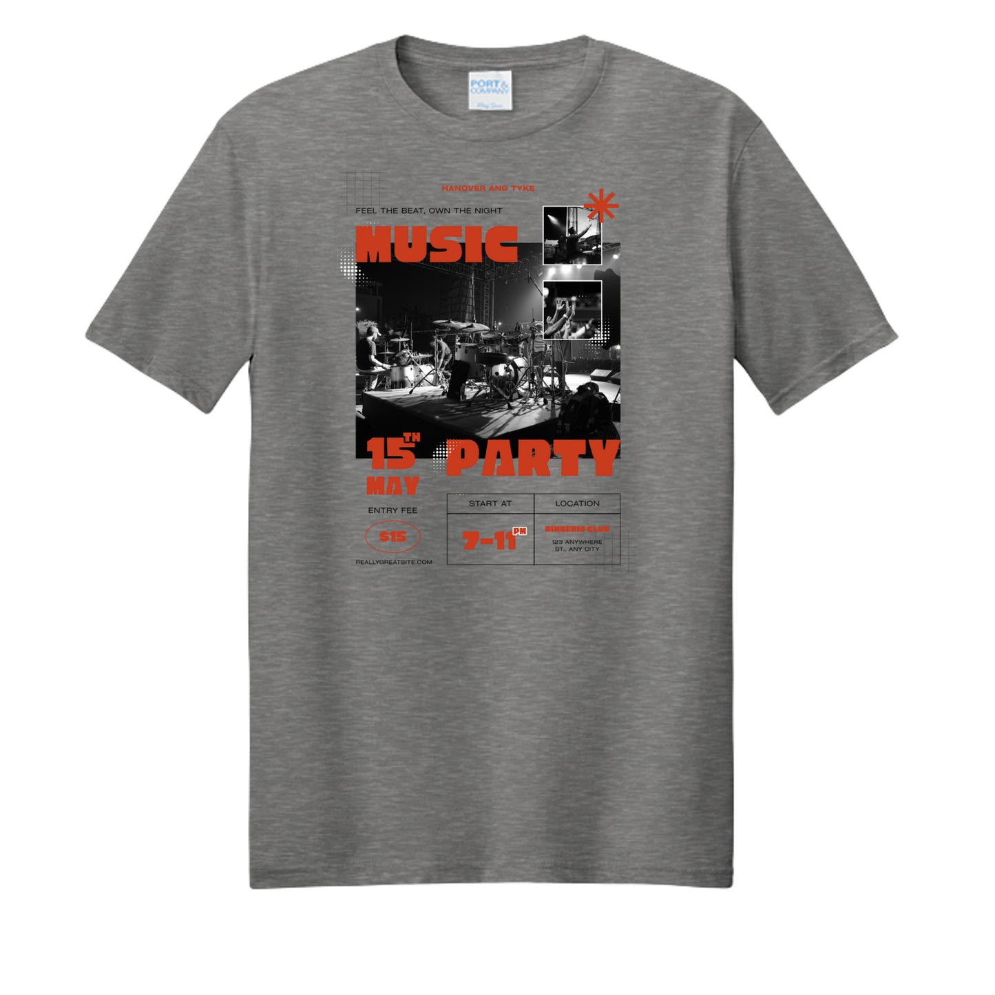 Graphite Heather - PC455 - FRONT