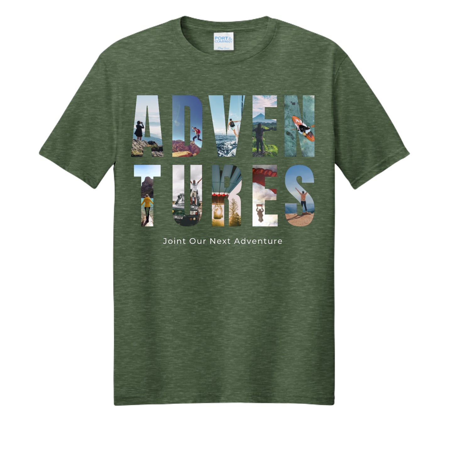 Forest Green Heather - PC455 - FRONT