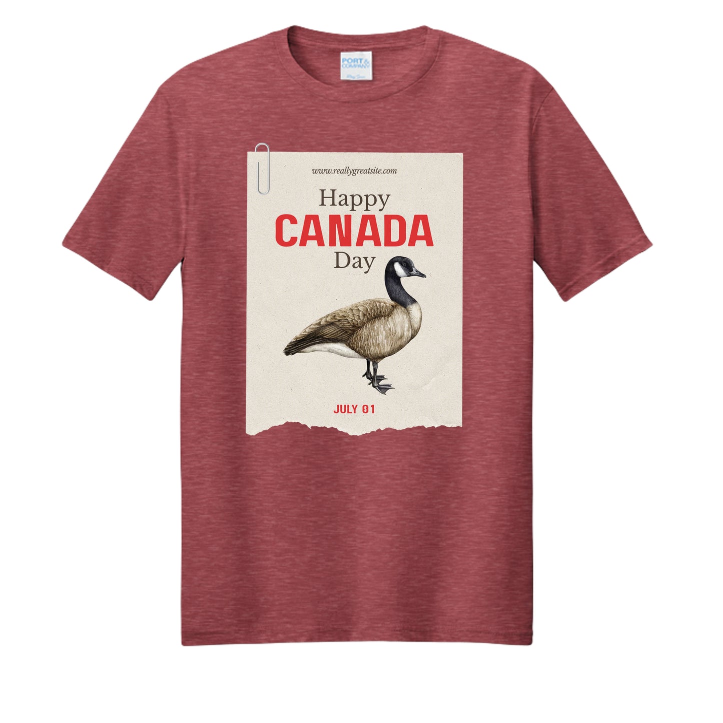 Team Cardinal Heather - PC455 - FRONT