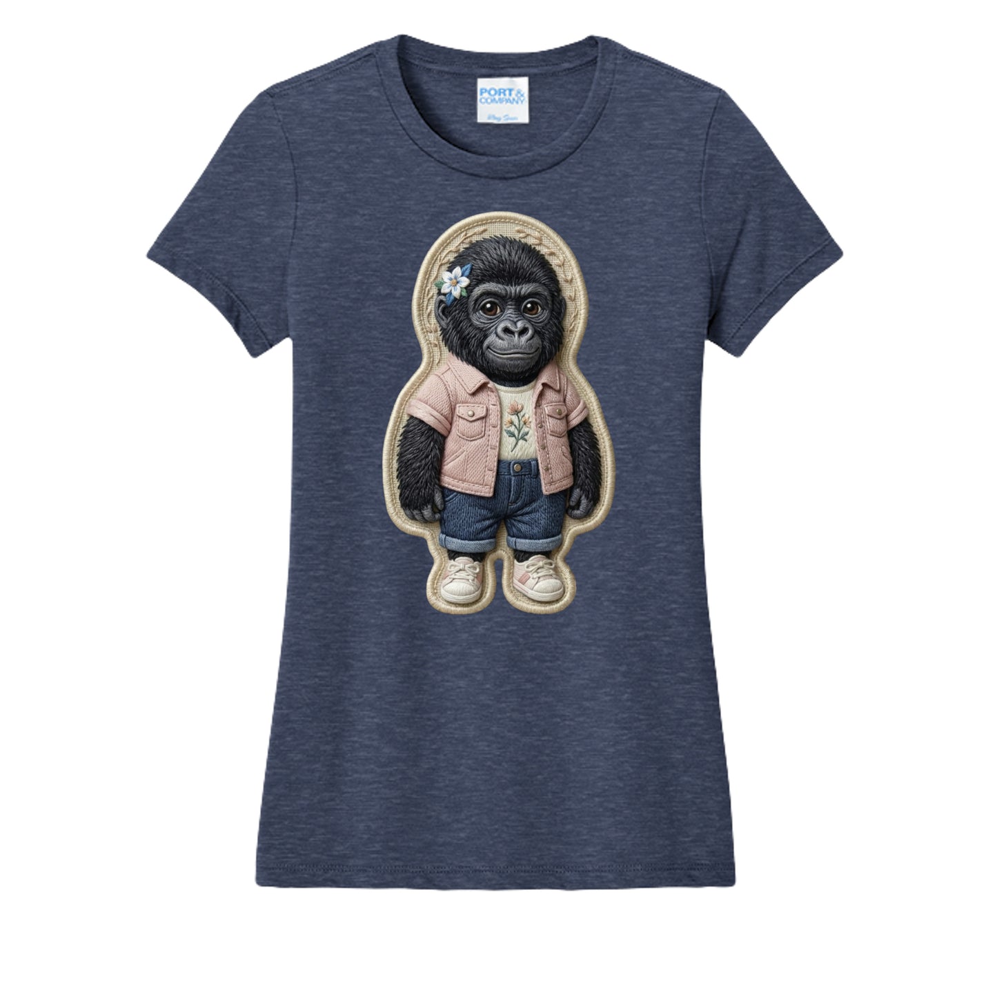 Heather Navy - LPC450 - FRONT