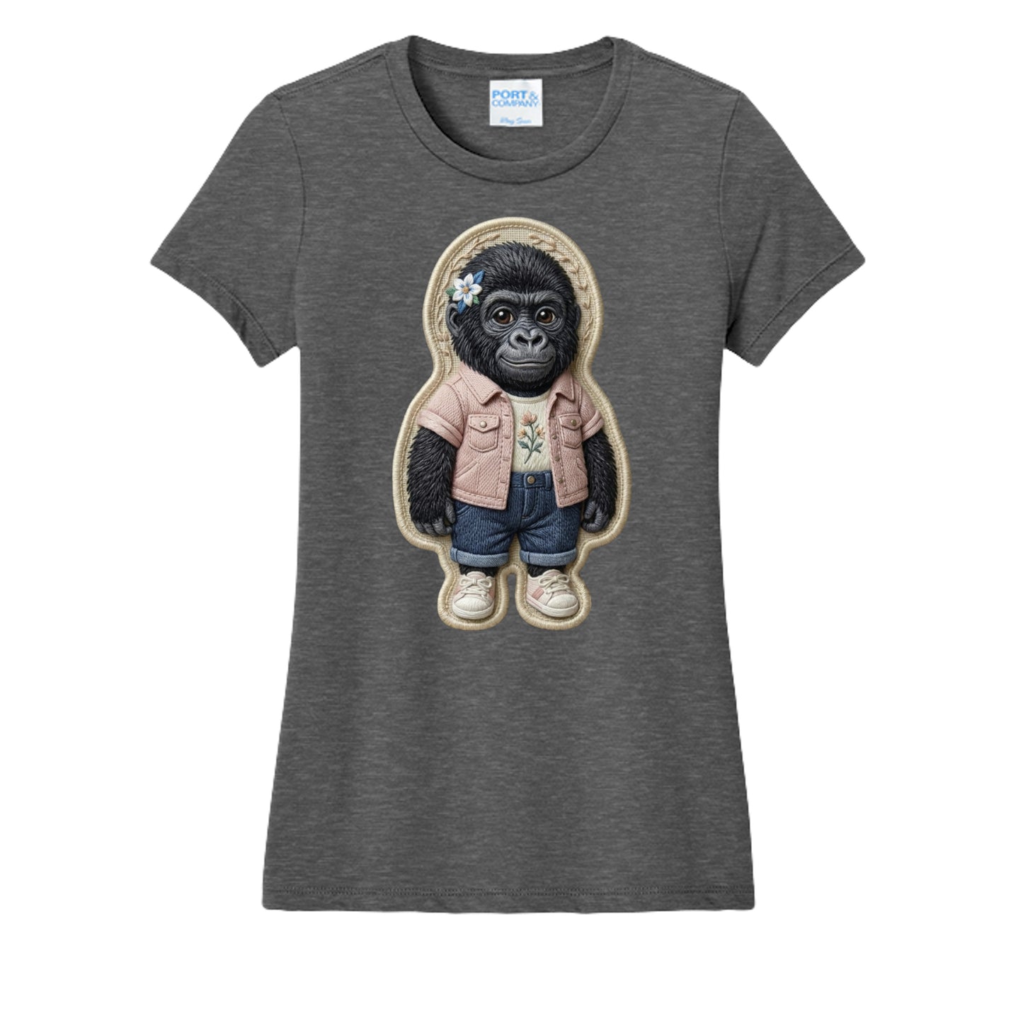 Dark Heather Grey - LPC450 - FRONT