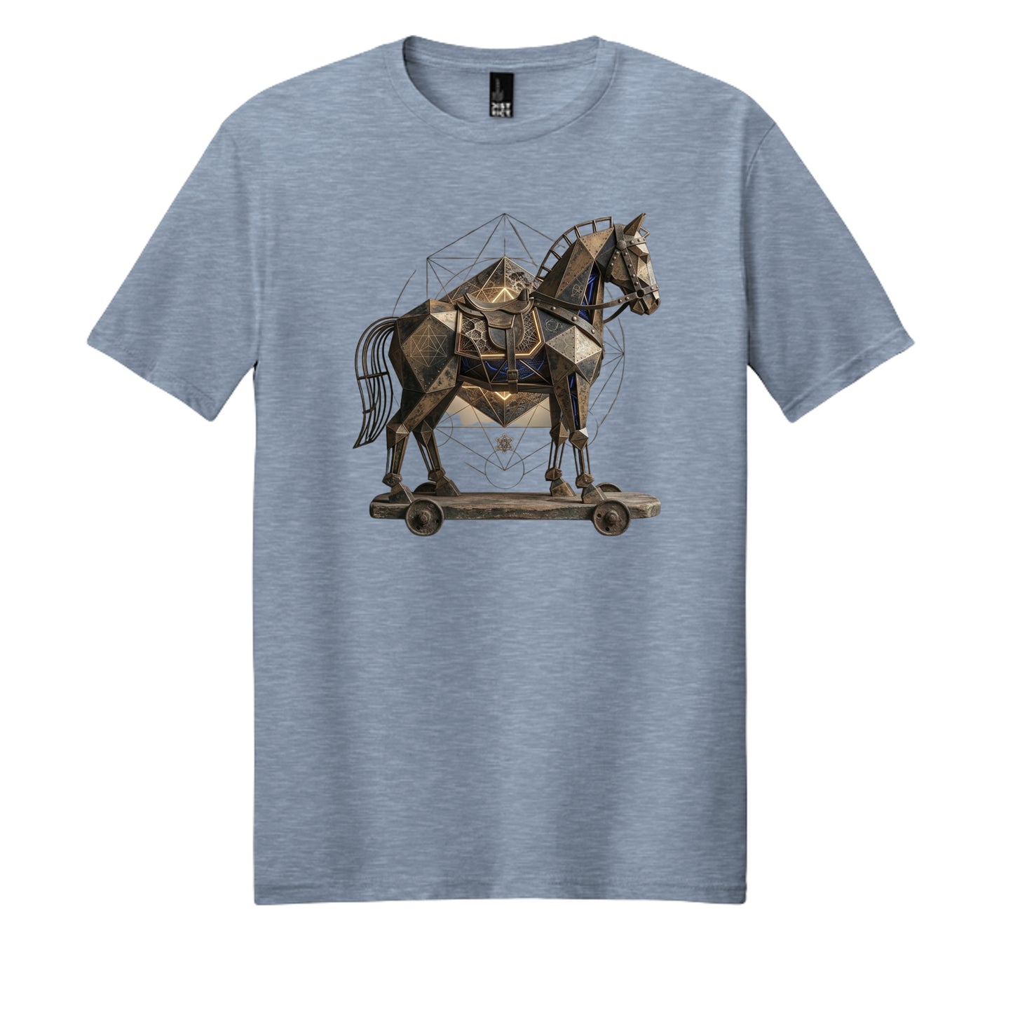 Flint Blue Heather - DM108 - FRONT