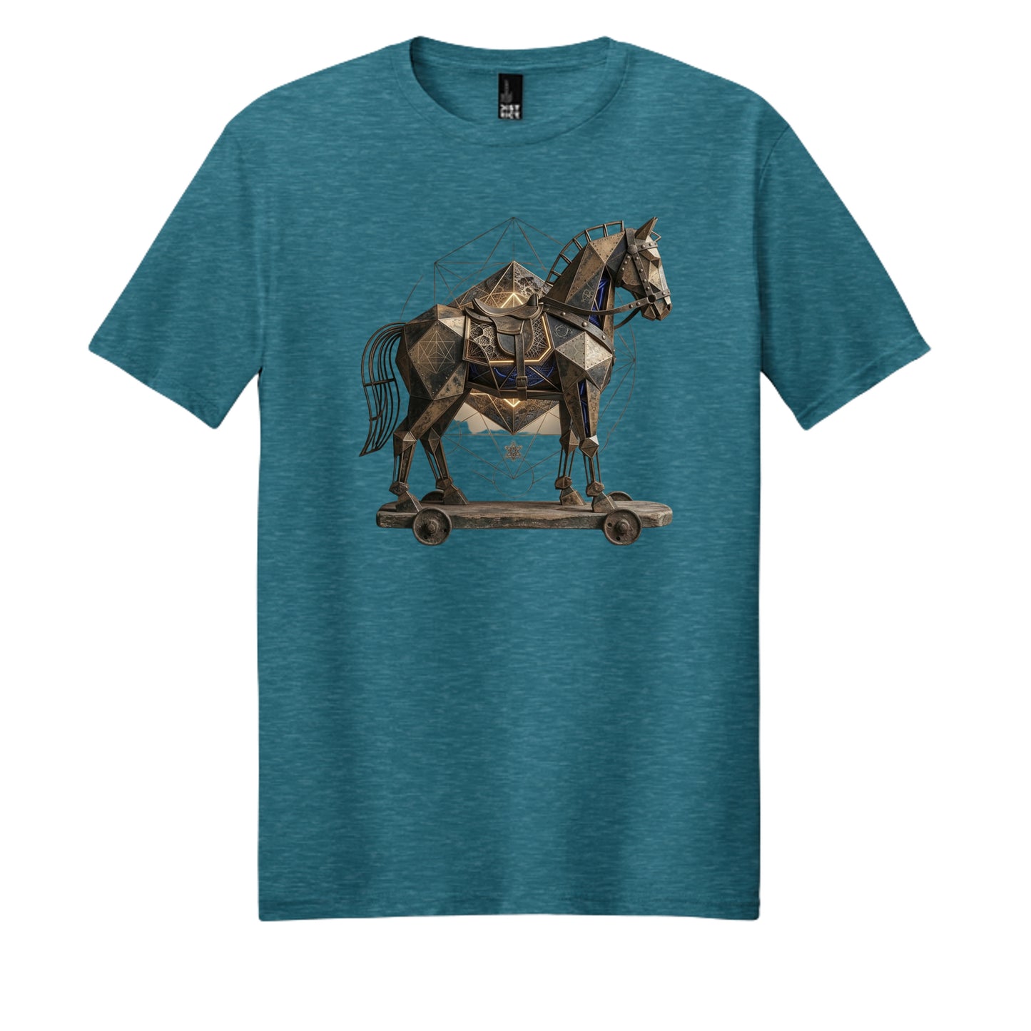 Heathered Teal - DM108 - FRONT