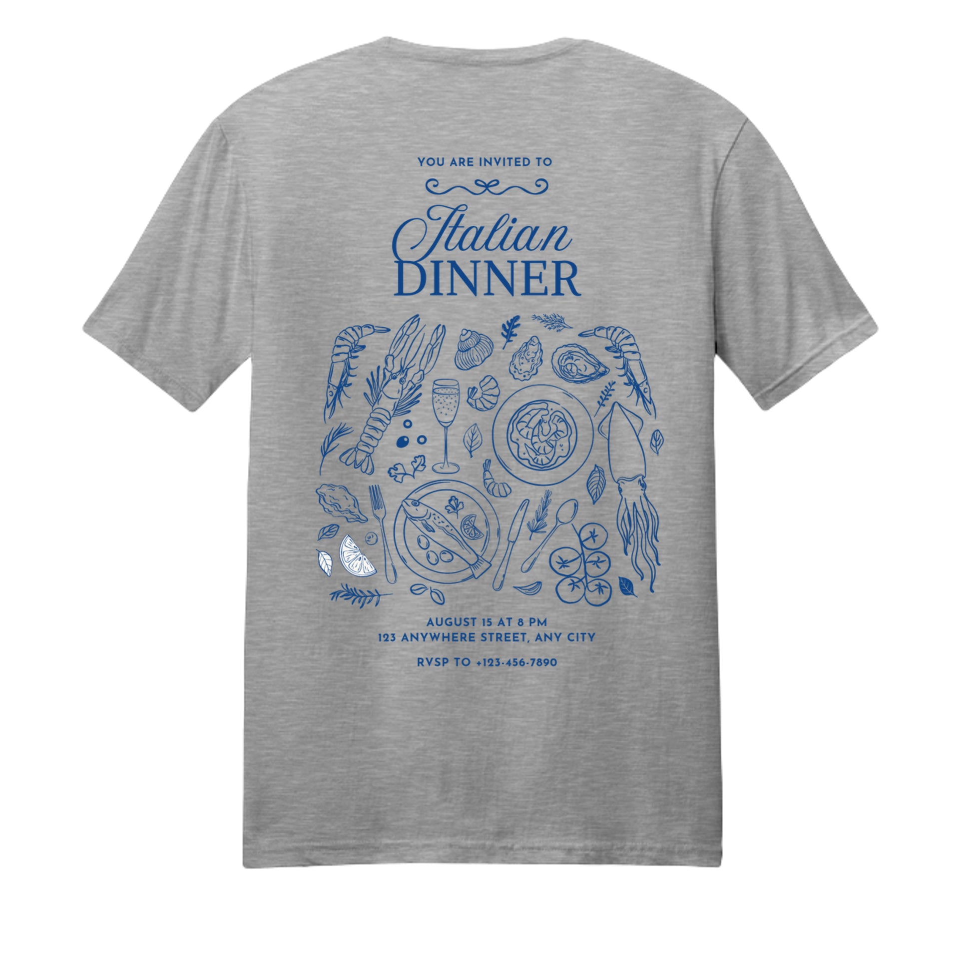 Light Heather Grey - DM108 - BACK