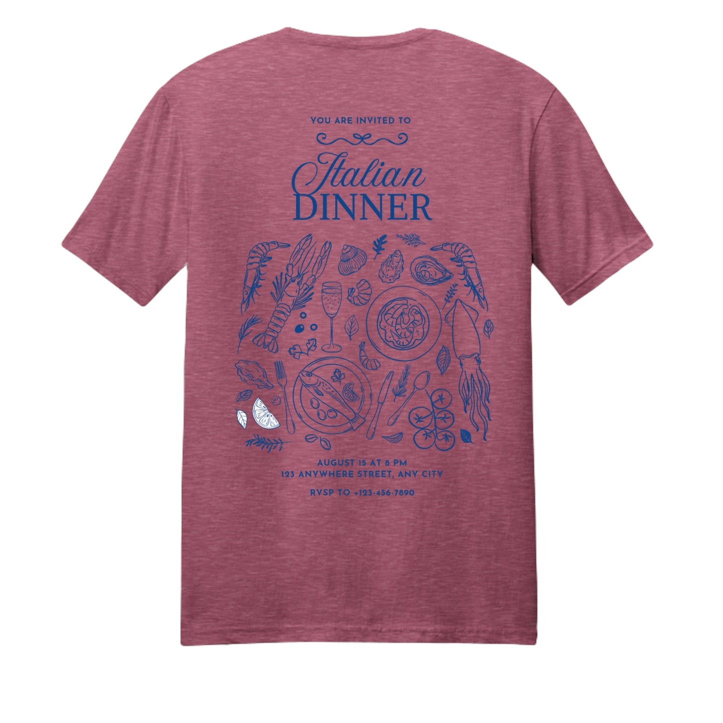 Awareness Pink Heather - DM108 - BACK