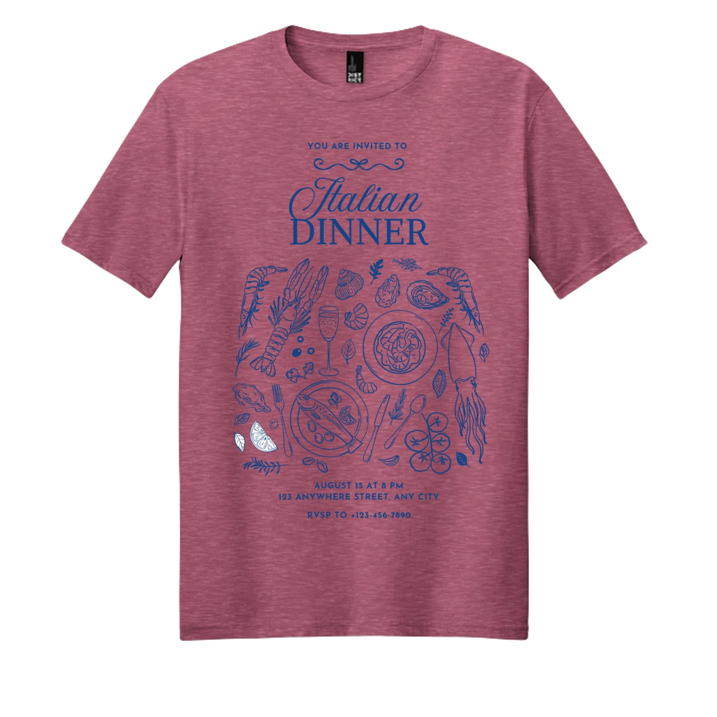Awareness Pink Heather - DM108 - FRONT