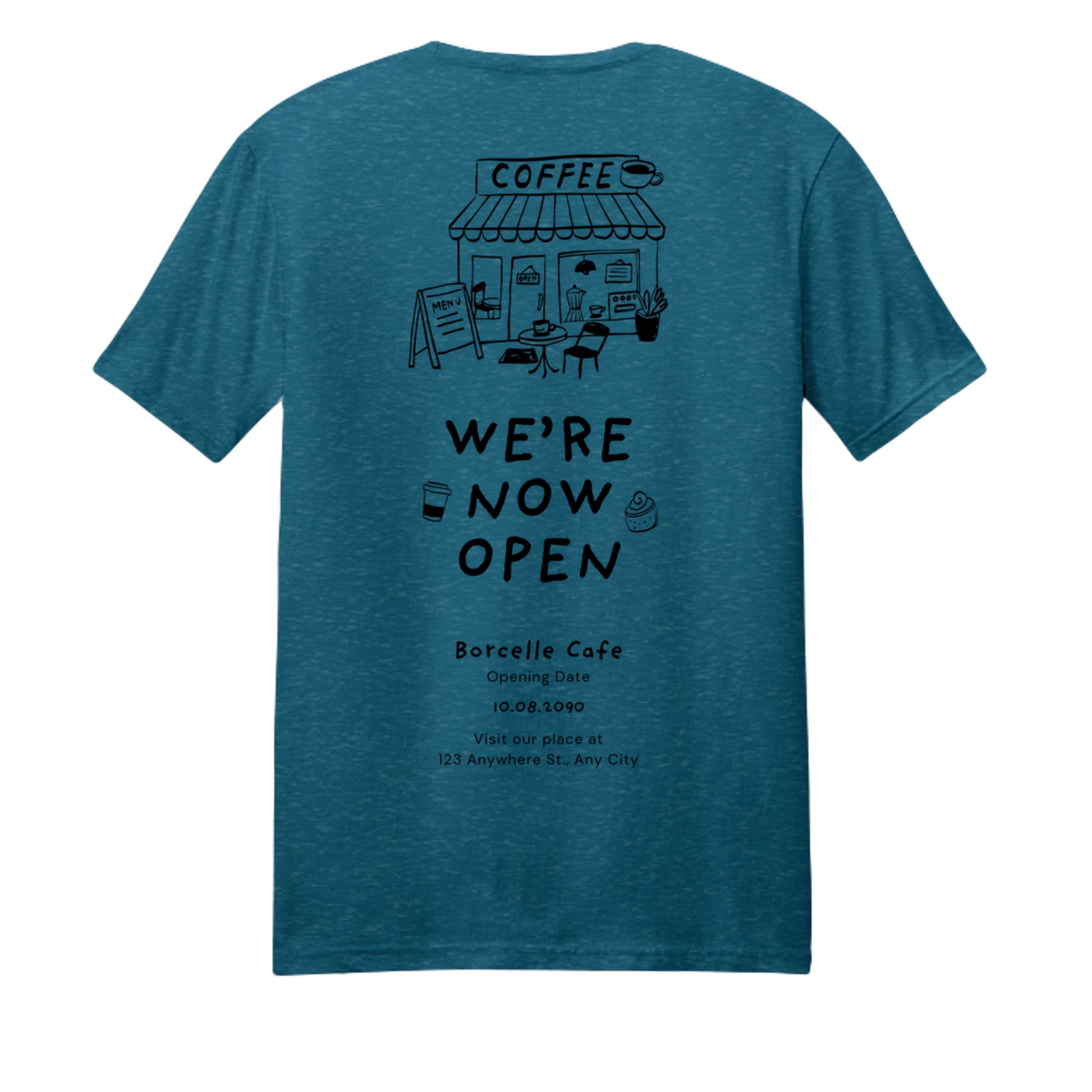 Deep Turquoise Fleck - DM108 - BACK
