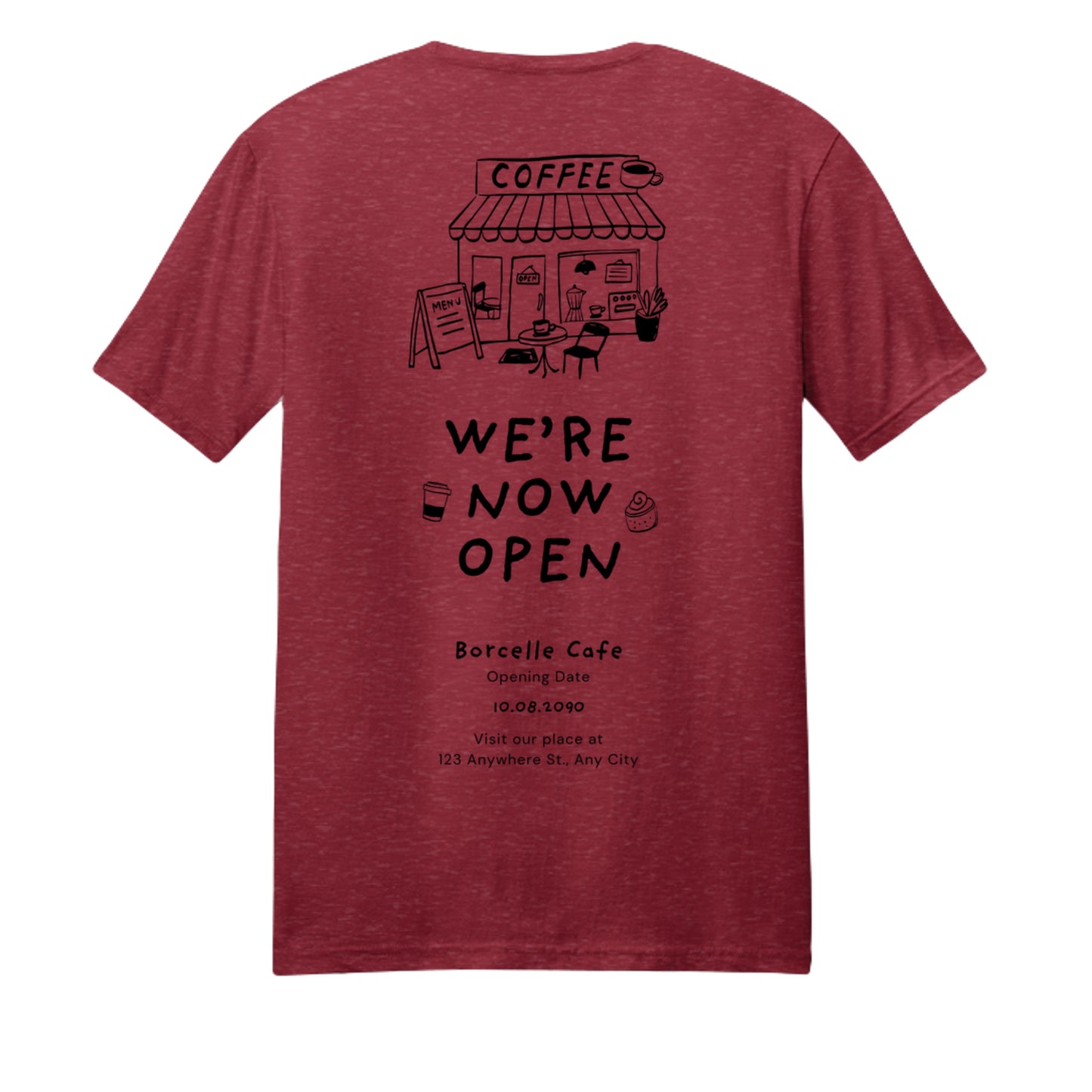 Red Fleck - DM108 - BACK