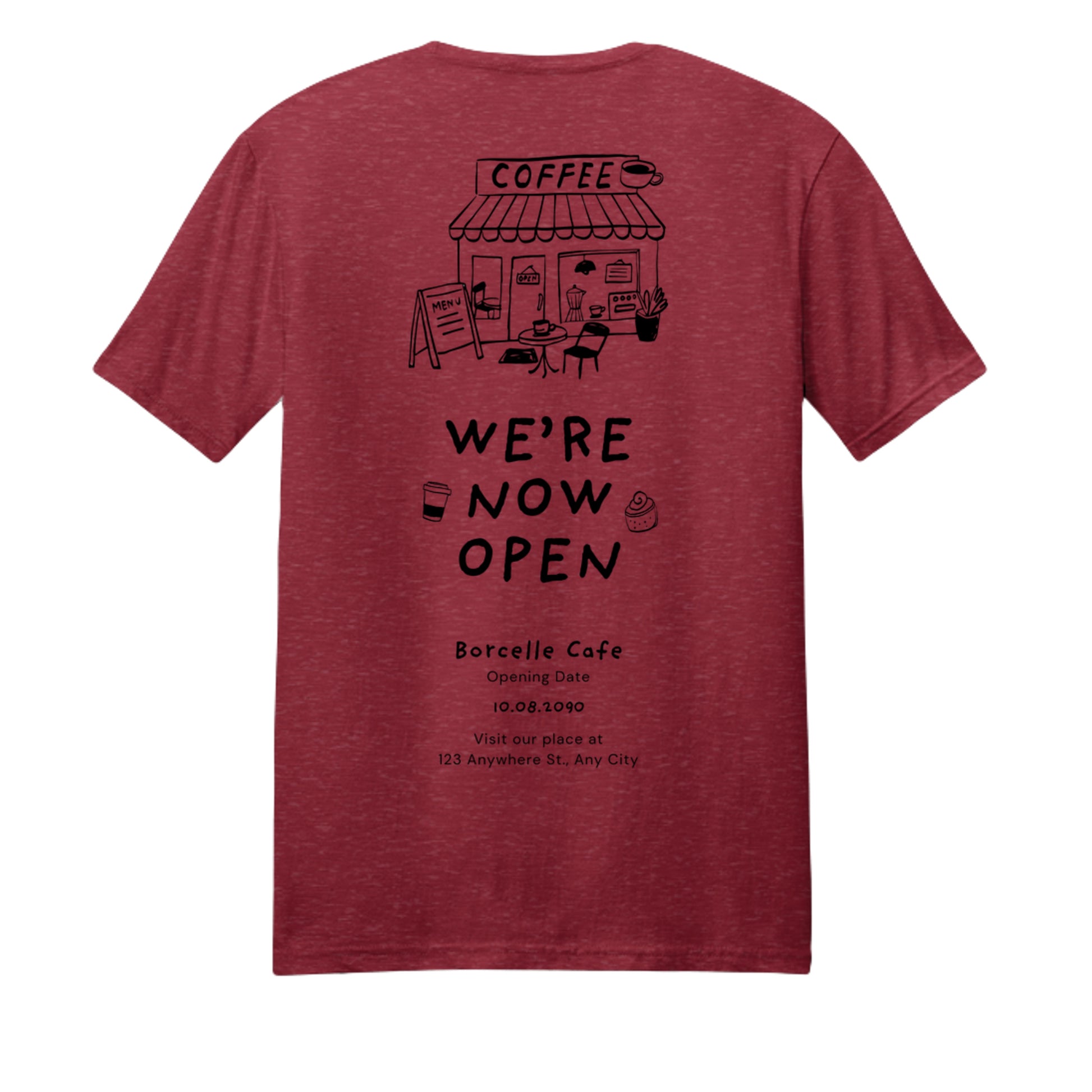 Red Fleck - DM108 - BACK