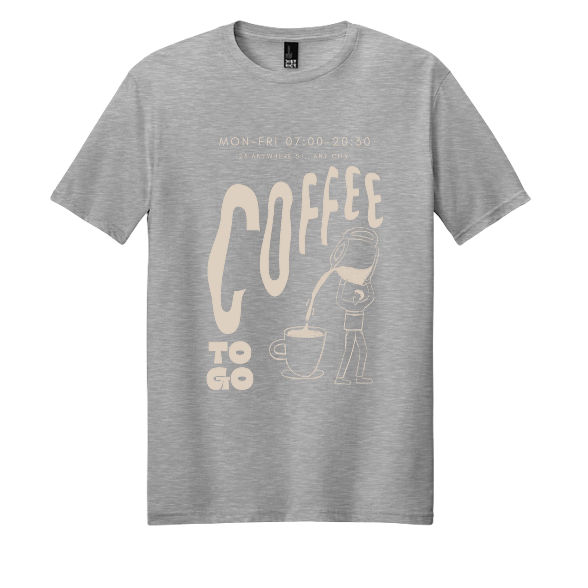Light Heather Grey - DM108 - FRONT