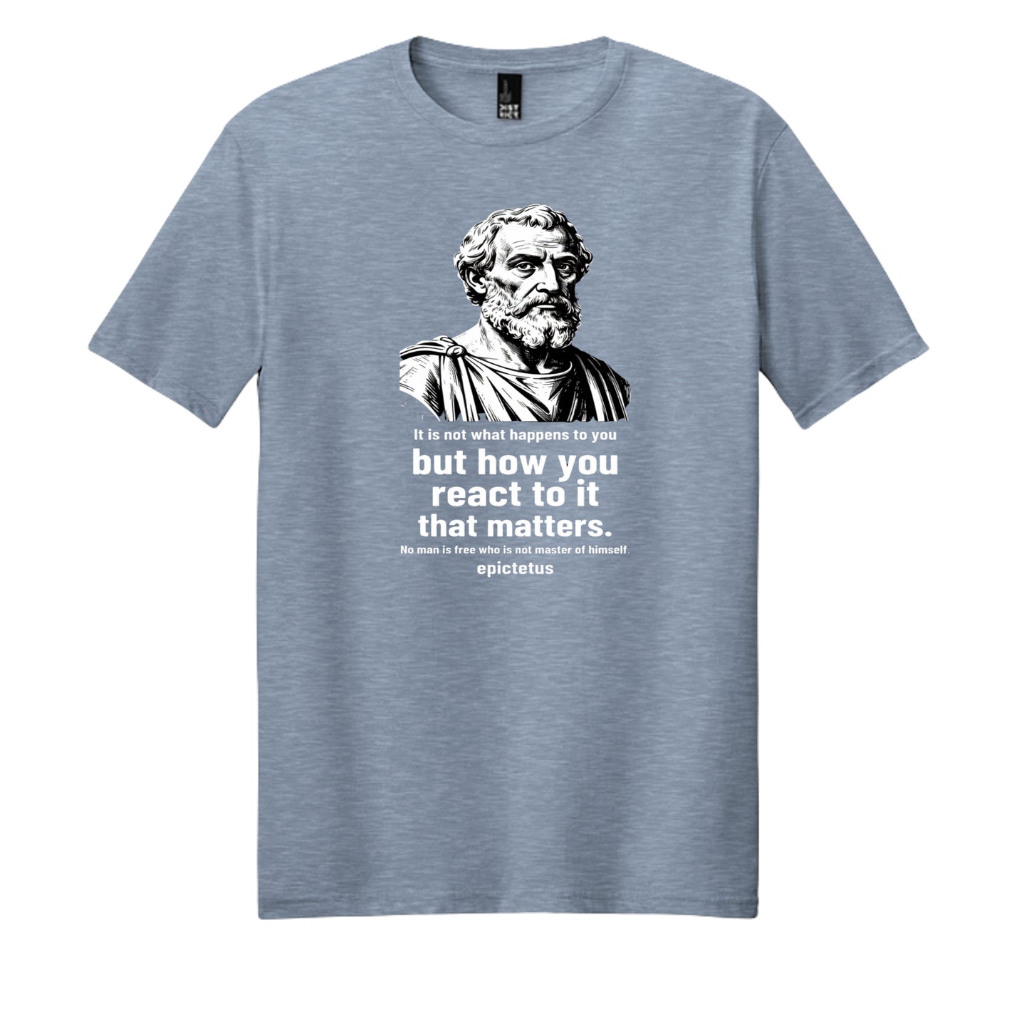 Flint Blue Heather - DM108 - FRONT
