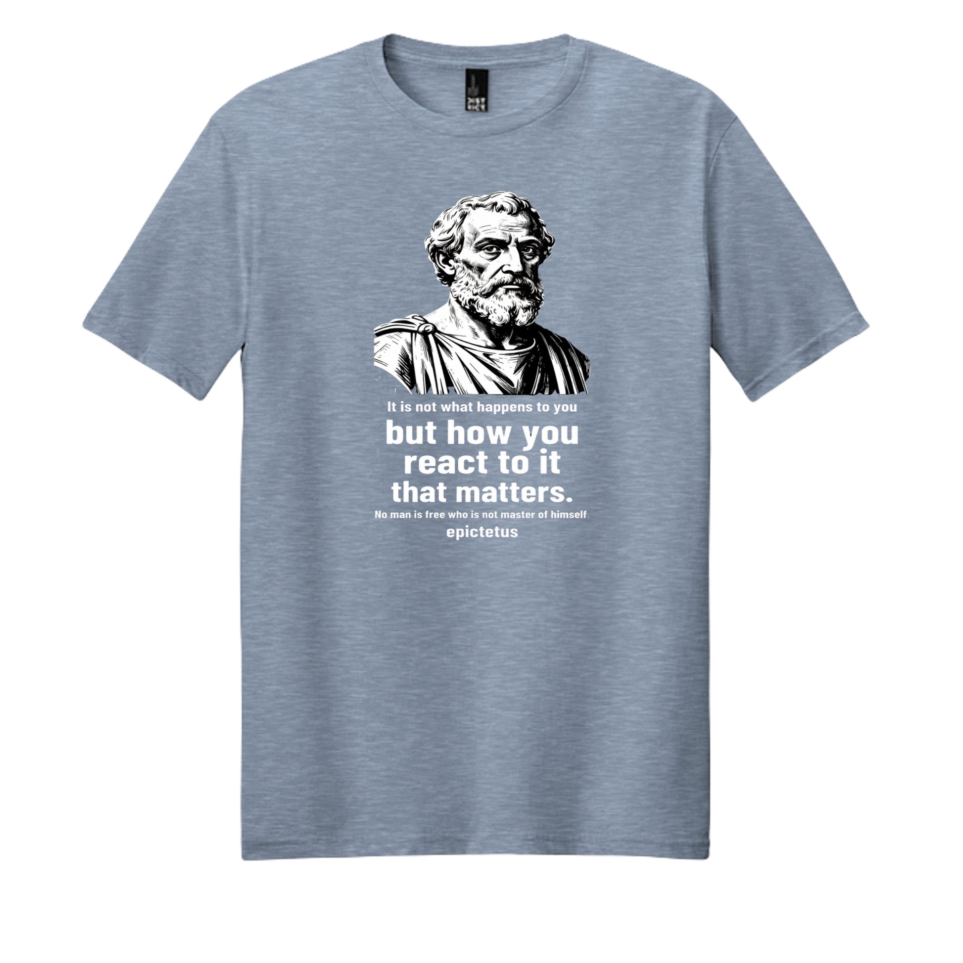 Flint Blue Heather - DM108 - FRONT