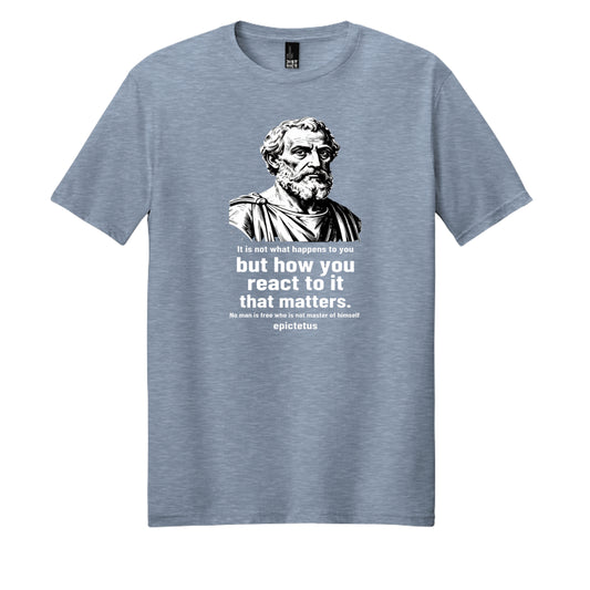 Flint Blue Heather - DM108 - FRONT