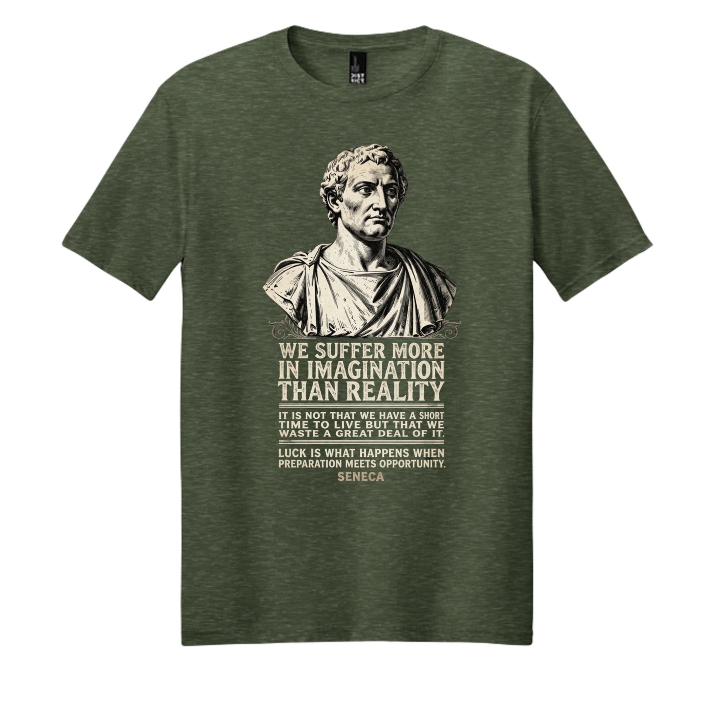 Heathered Forest Green - DM108 - FRONT
