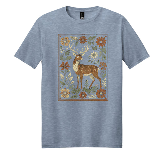 Flint Blue Heather - DM108 - FRONT