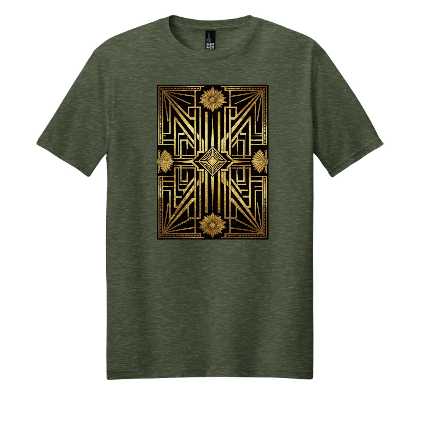Heathered Forest Green - DM108 - FRONT