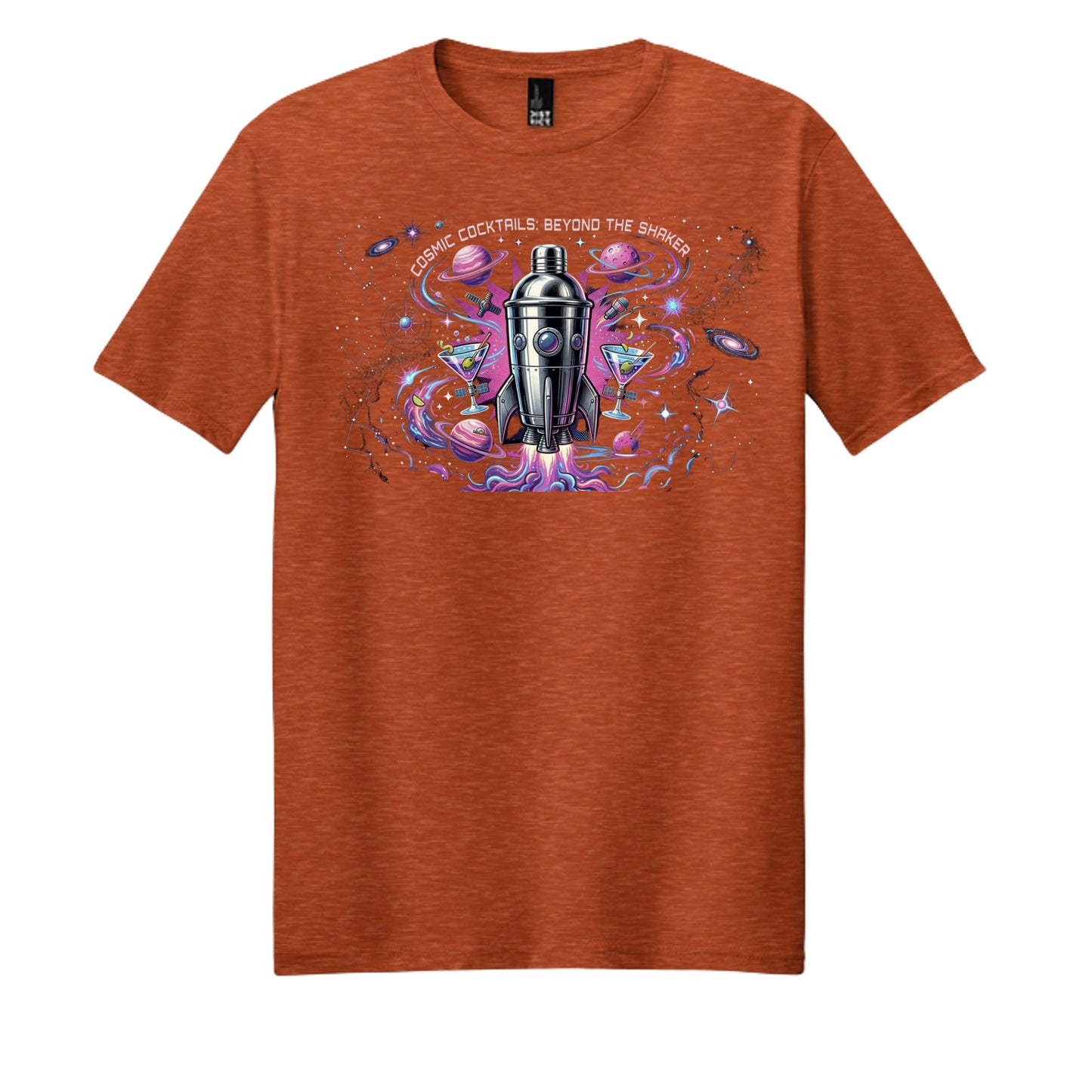 Deep Orange Heather - DM108 - FRONT