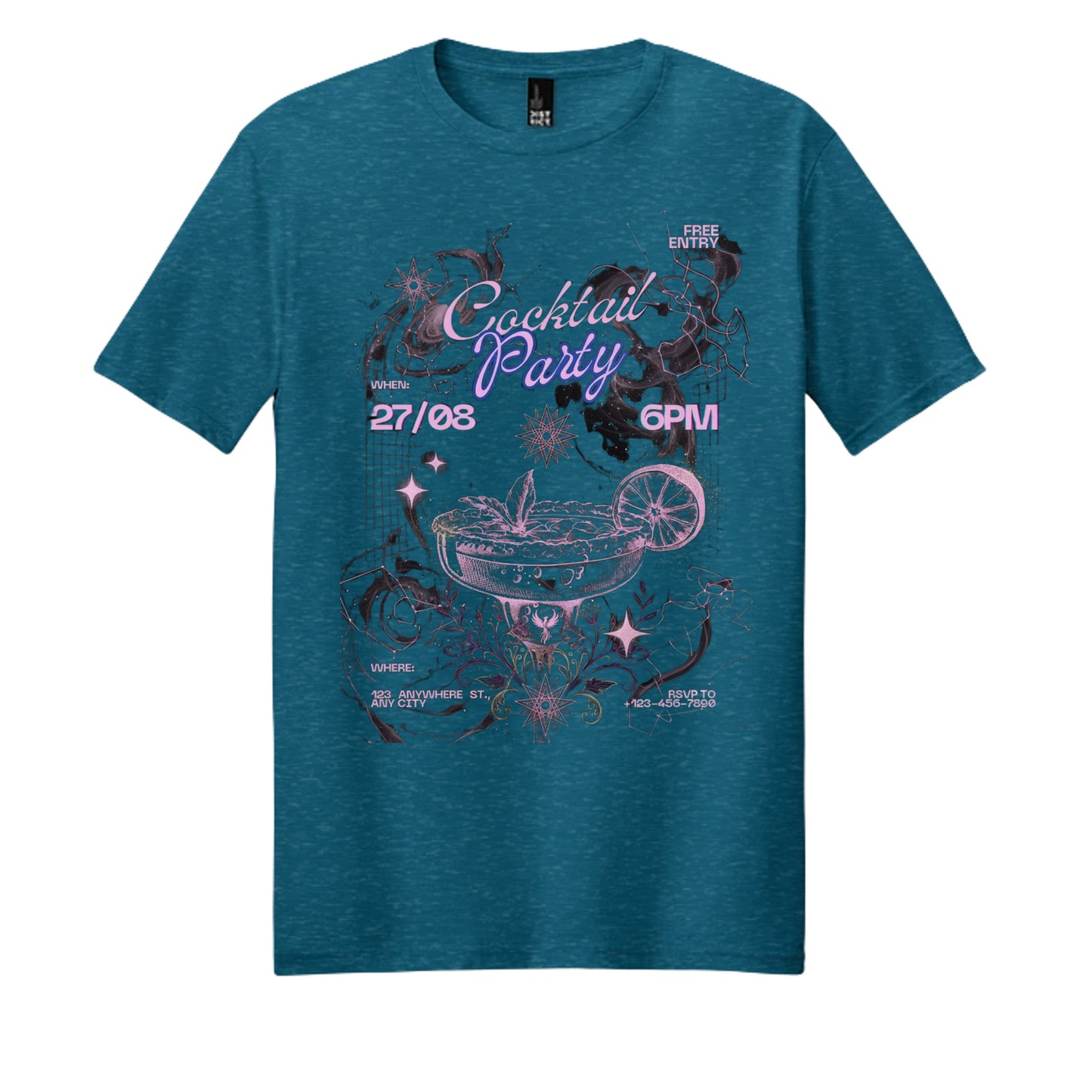 Deep Turquoise Fleck - DM108 - FRONT