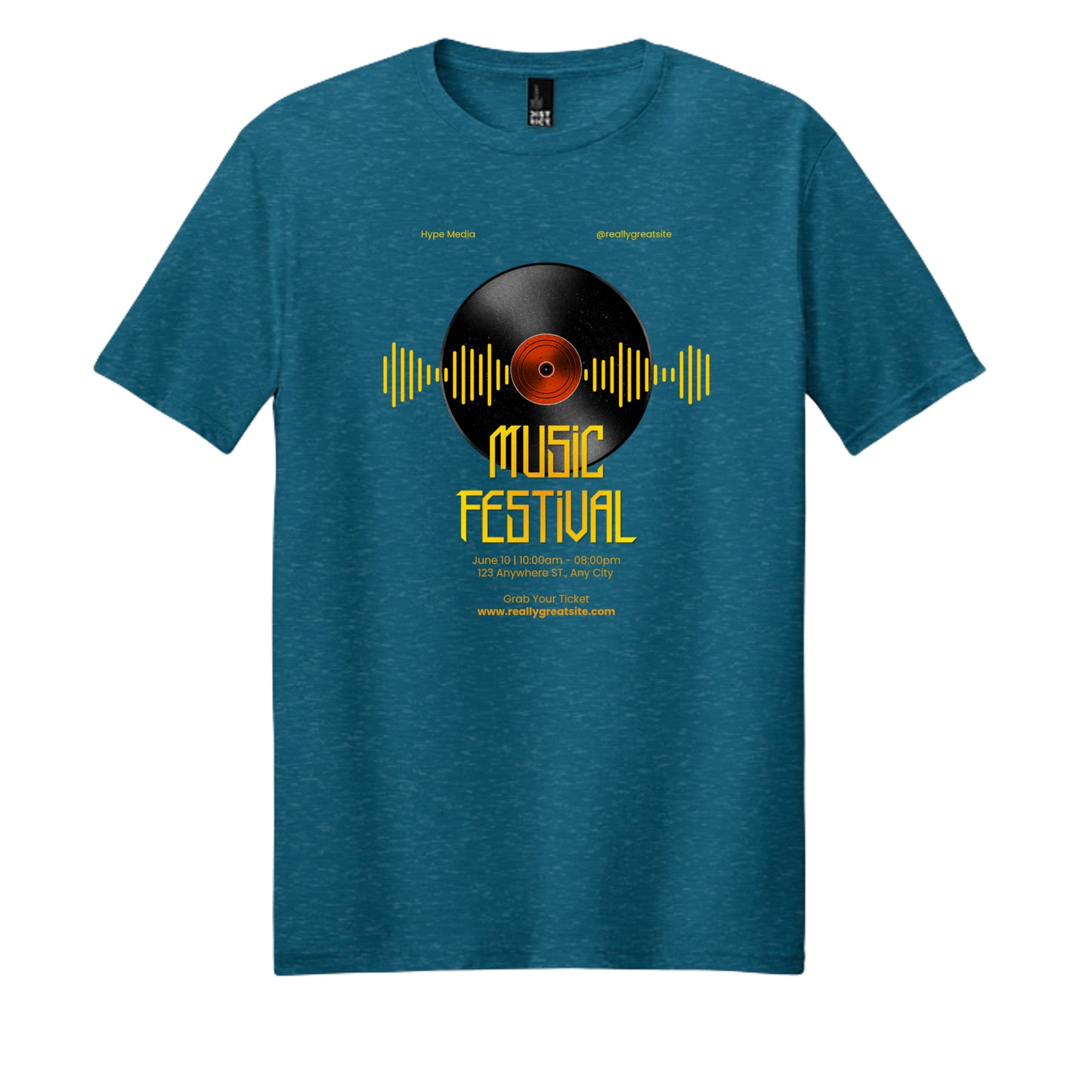 Deep Turquoise Fleck - DM108 - FRONT