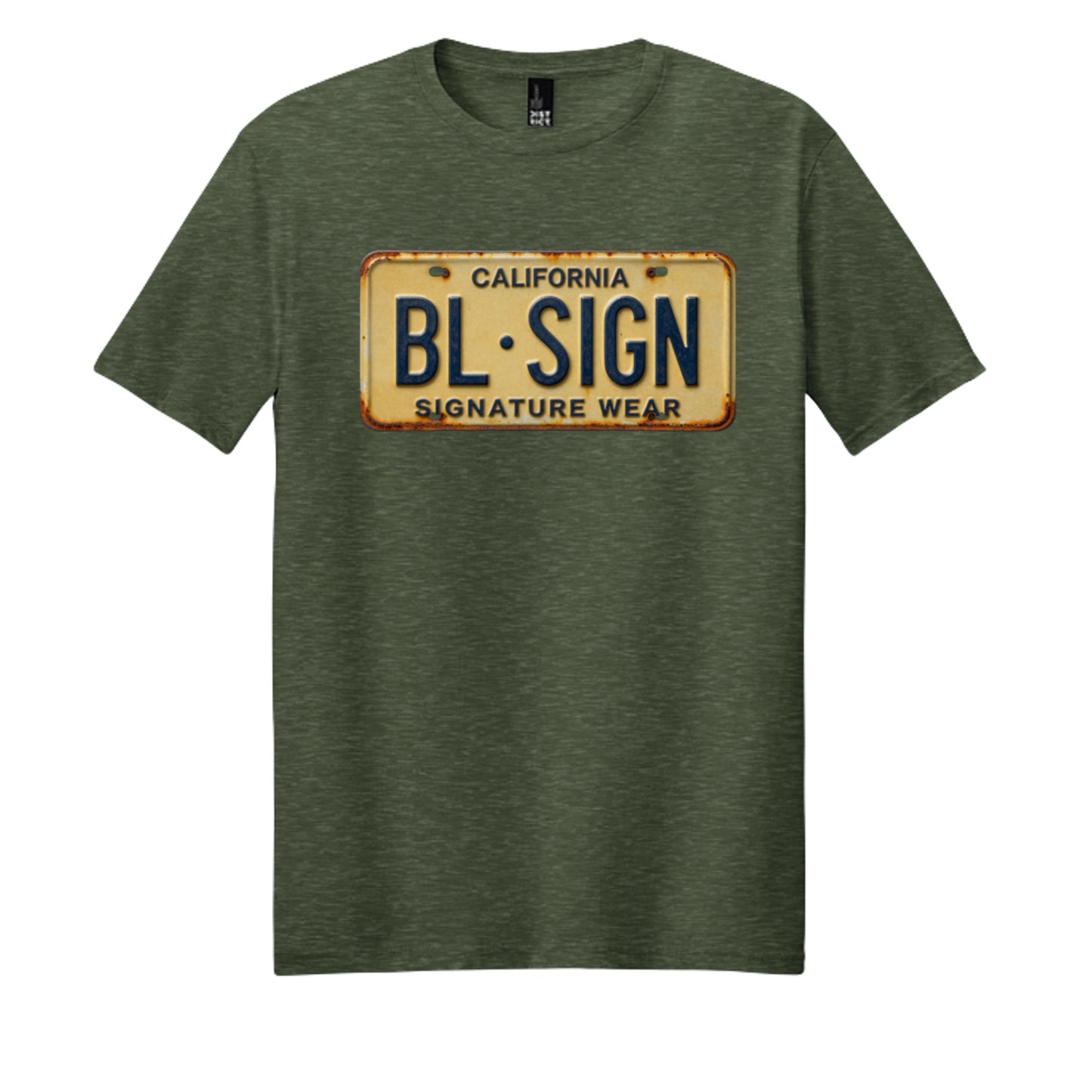 Heathered Forest Green - DM108 - FRONT