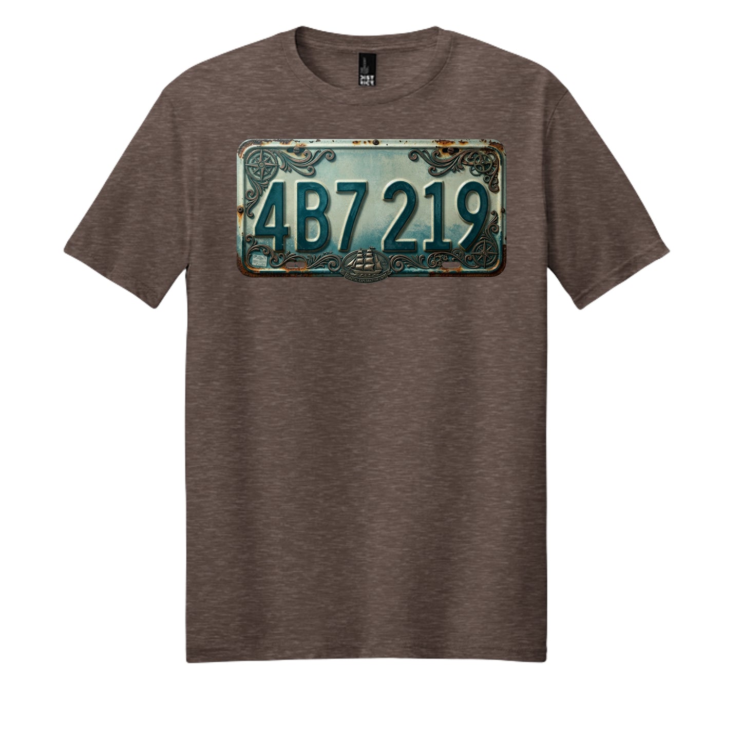 Heathered Brown - DM108 - FRONT