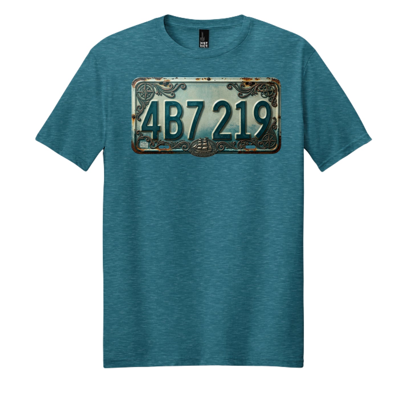 Heathered Teal - DM108 - FRONT