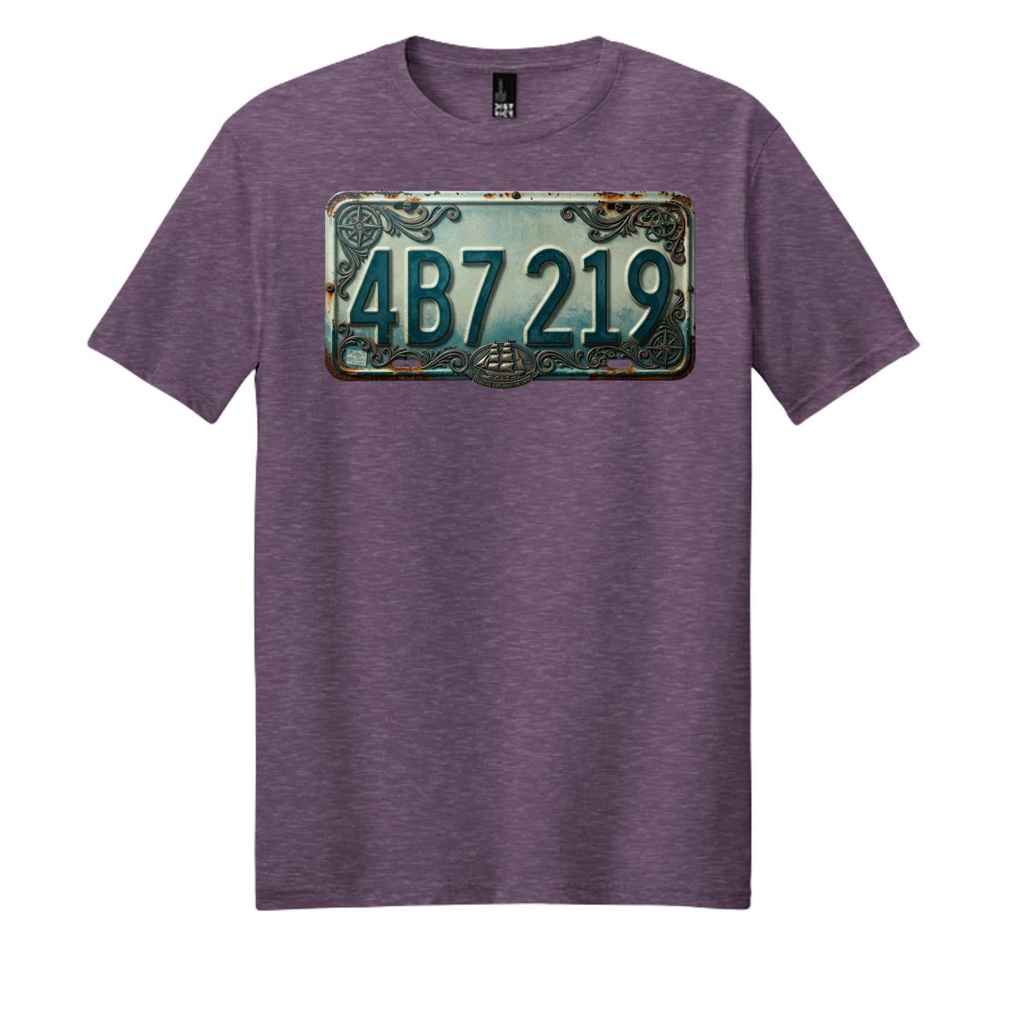 Heathered Eggplant - DM108 - FRONT