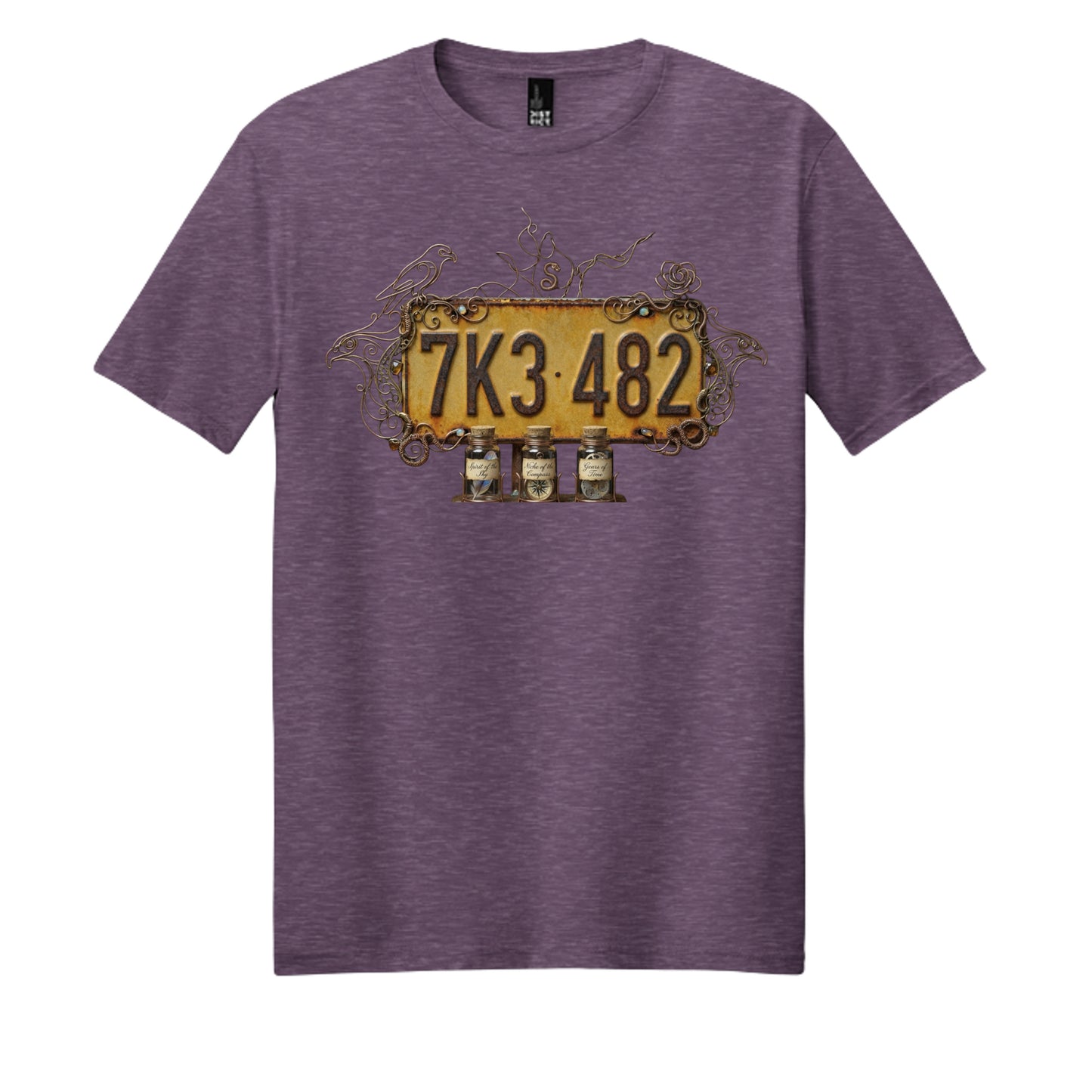 Heathered Eggplant - DM108 - FRONT