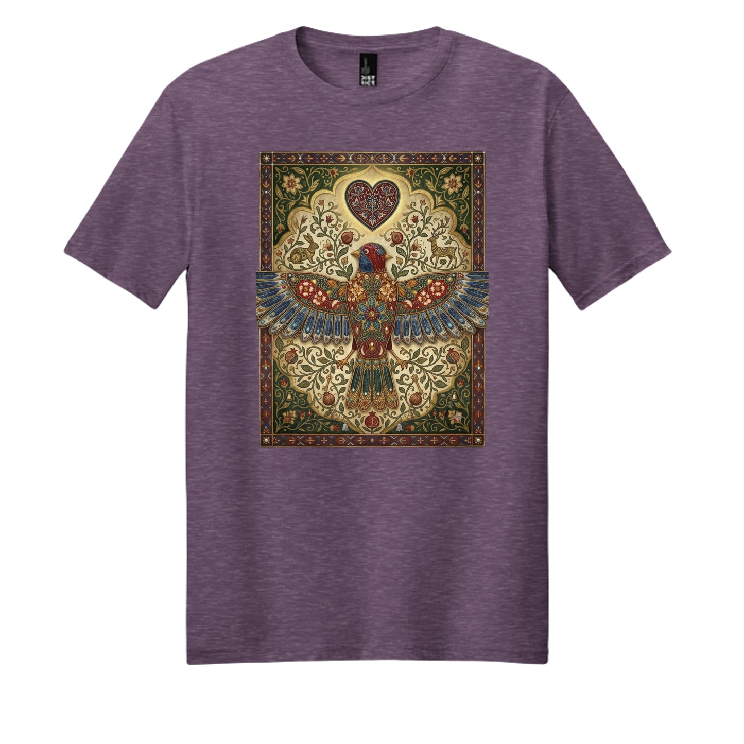 Heathered Eggplant - DM108 - FRONT