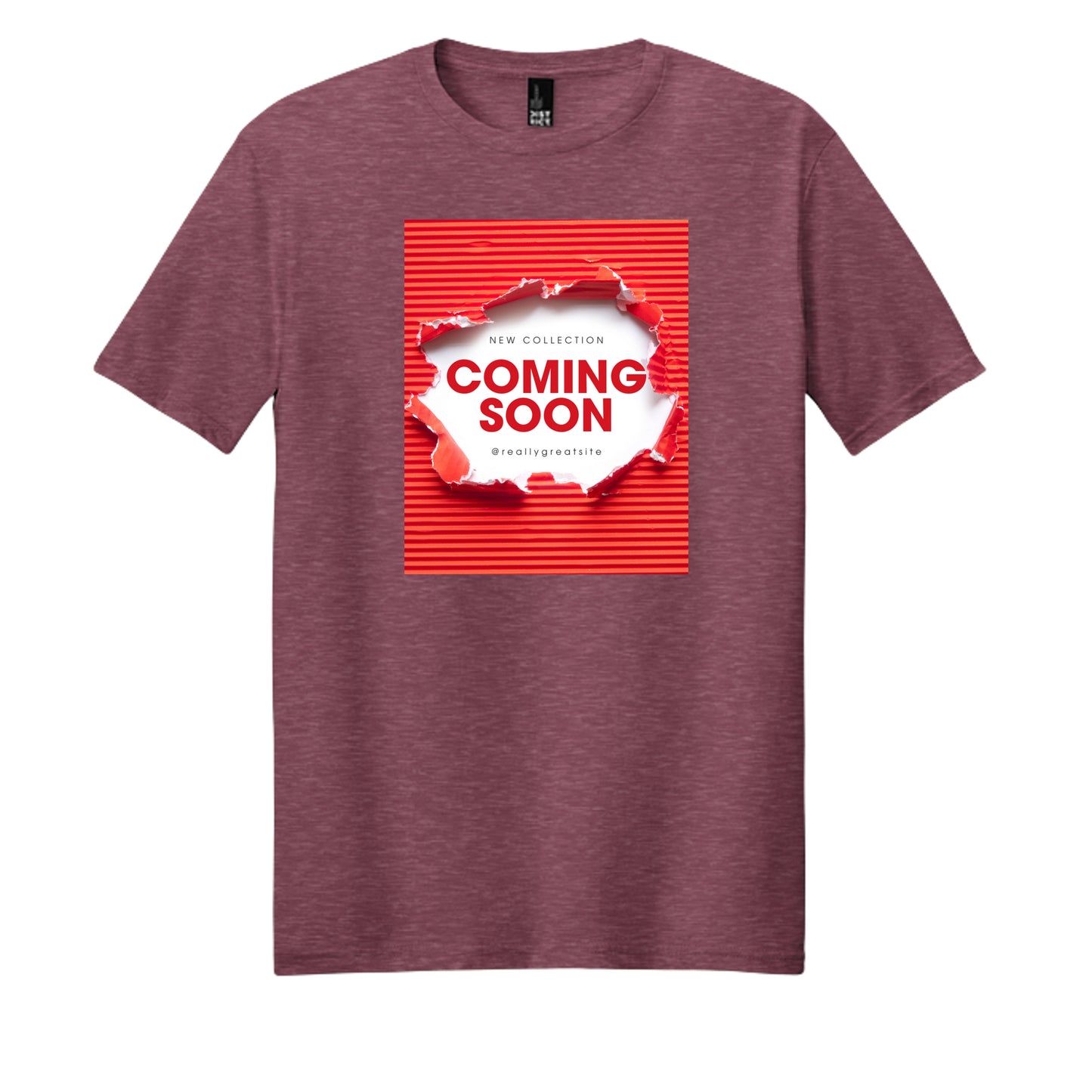 Heathered Cardinal - DM108 - FRONT