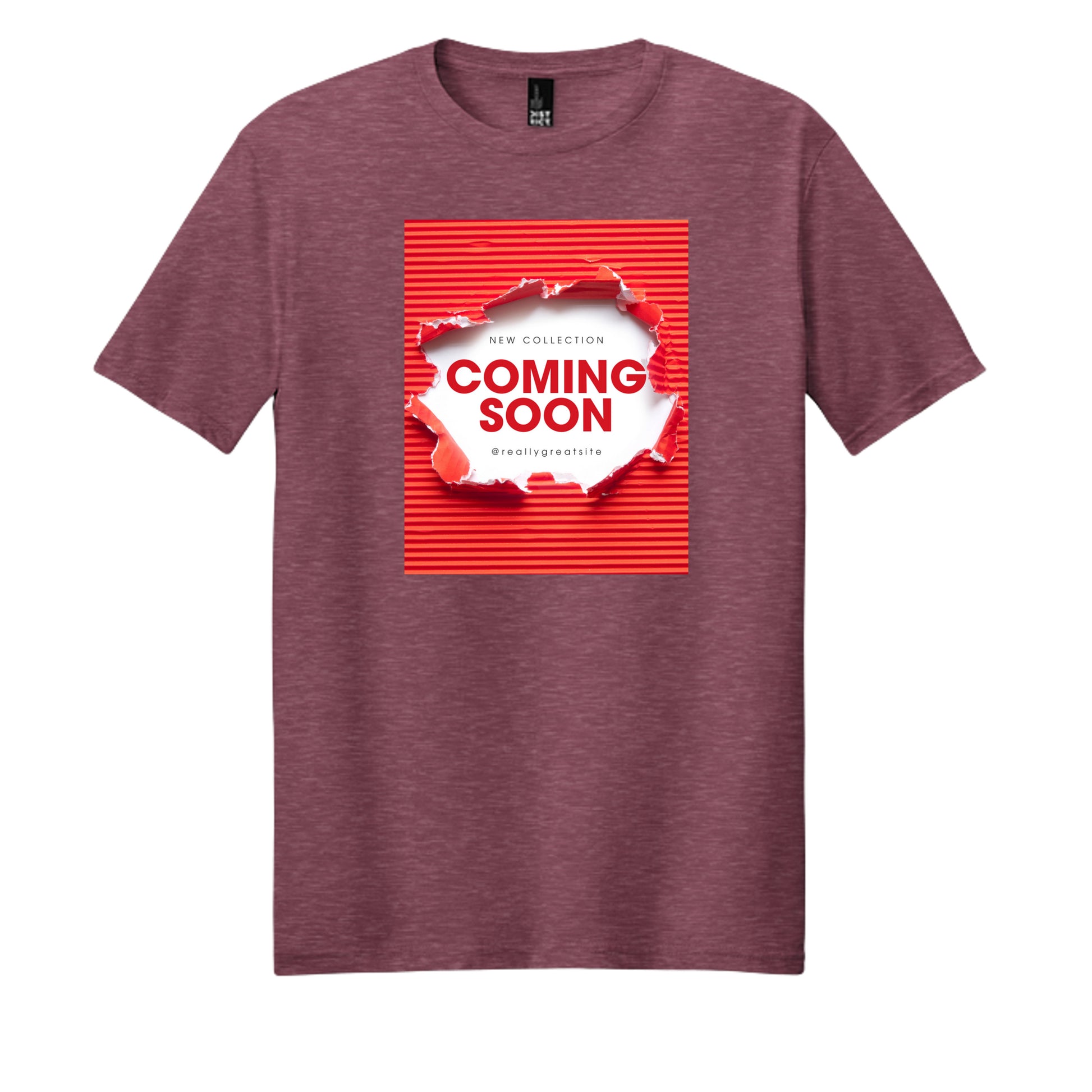 Heathered Cardinal - DM108 - FRONT