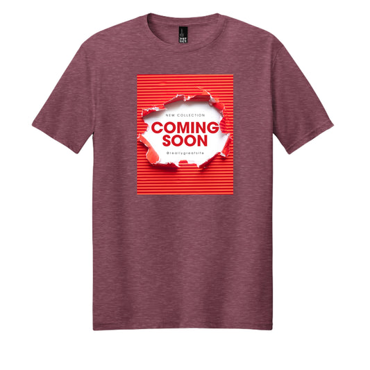 Heathered Cardinal - DM108 - FRONT