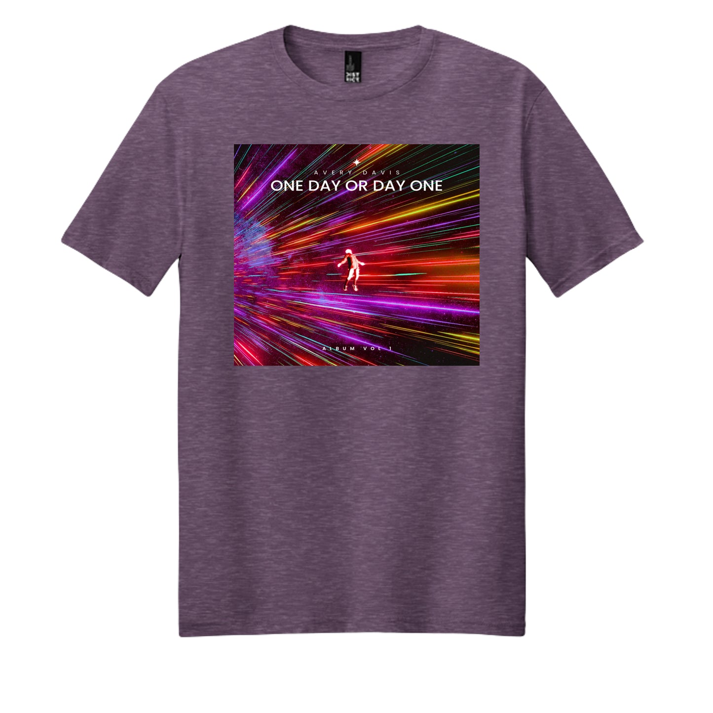 Heathered Eggplant - DM108 - FRONT