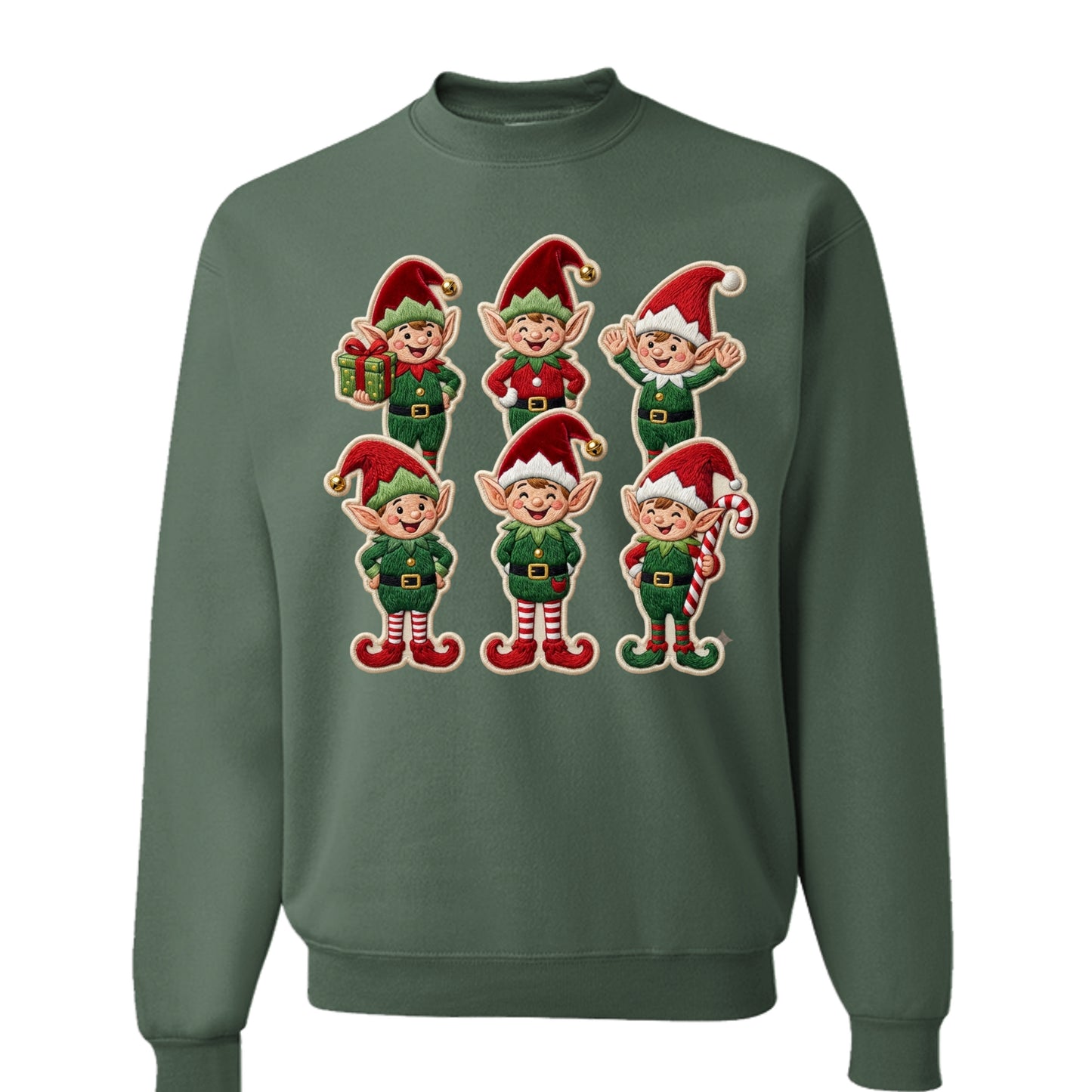 Military Green Heather - 562 - FRONT