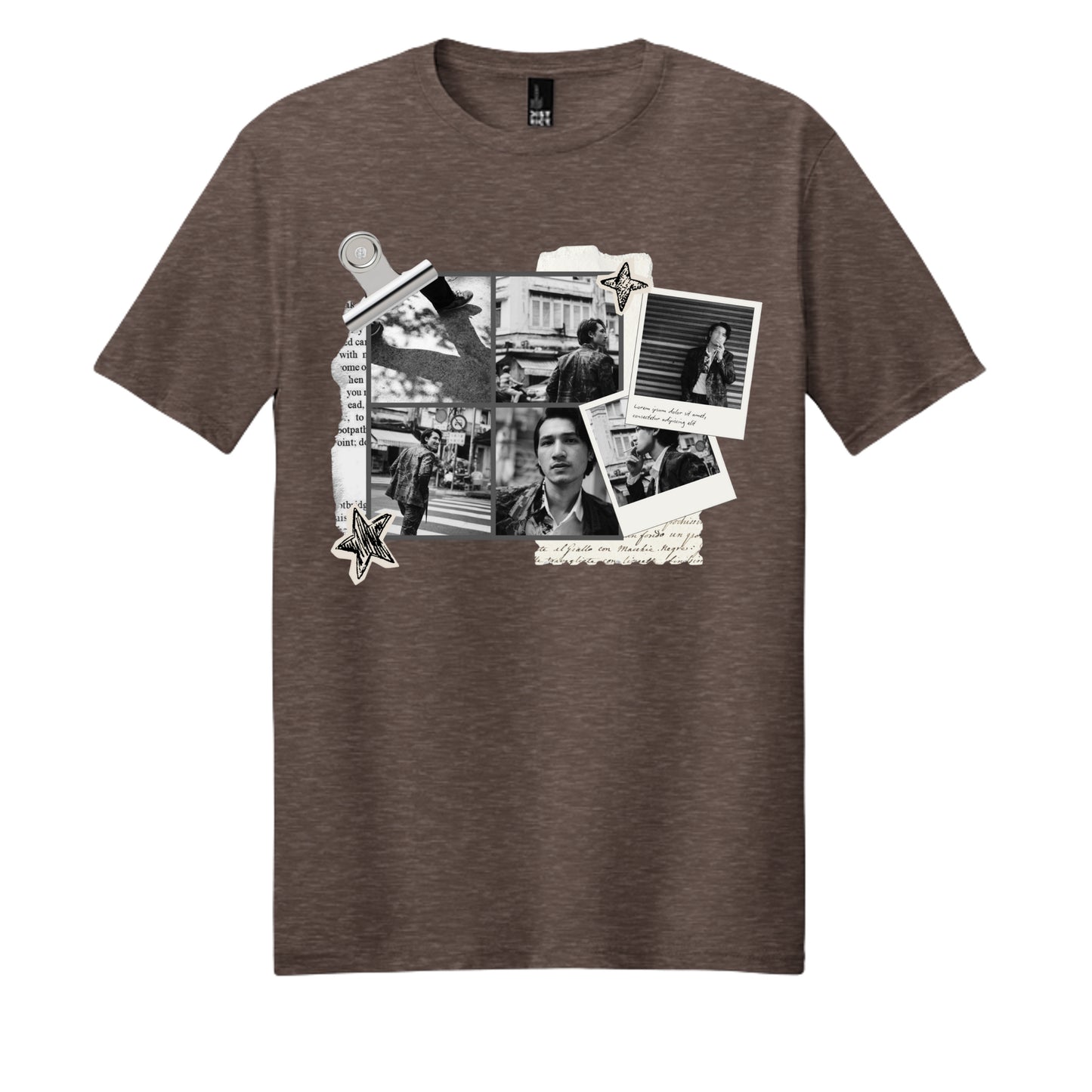 Heathered Brown - DM108 - FRONT