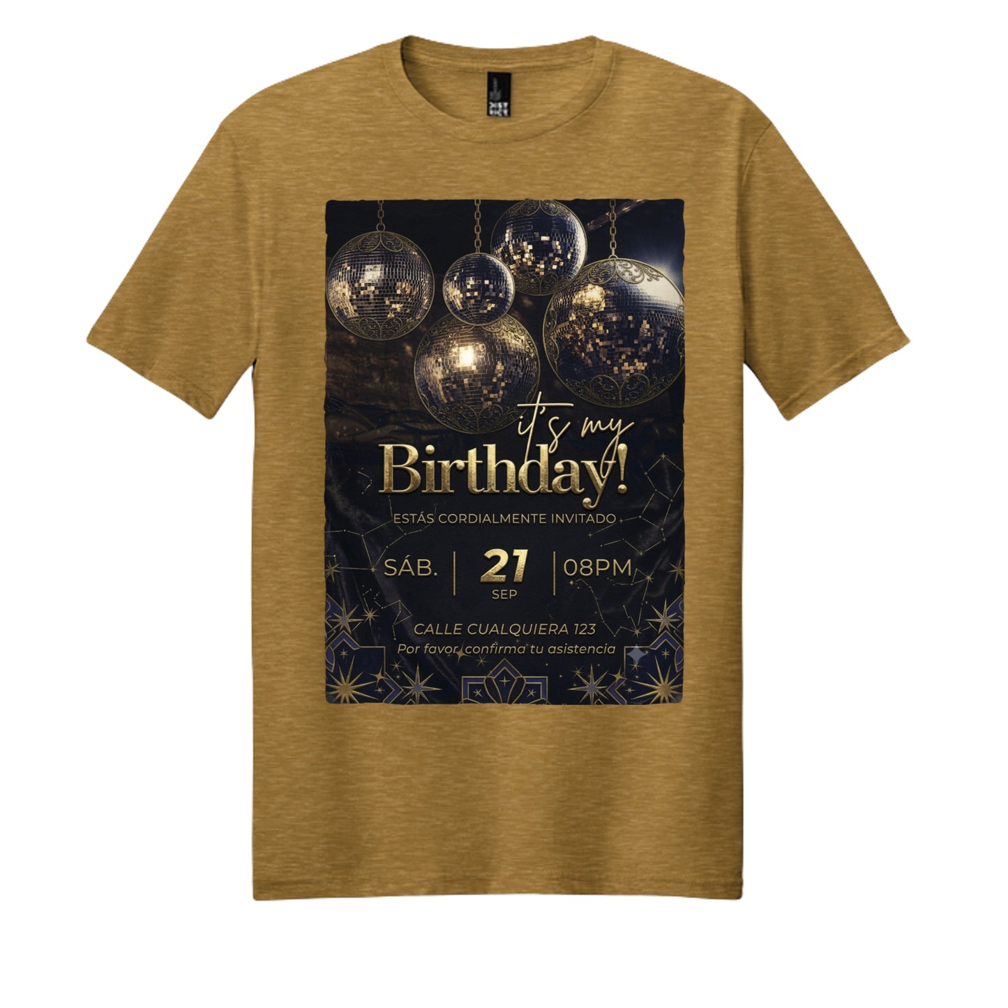 Gold Heather - DM108 - FRONT