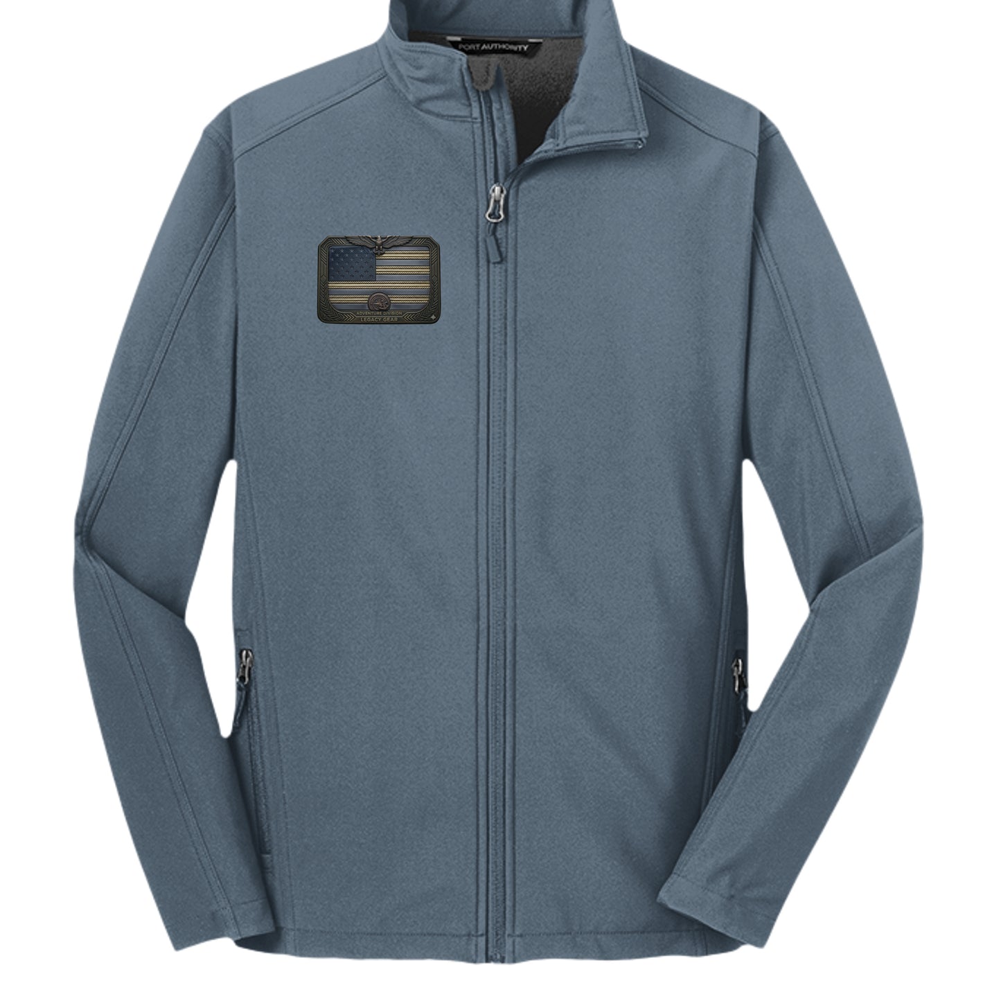 Navy Heather - J317 - FRONT